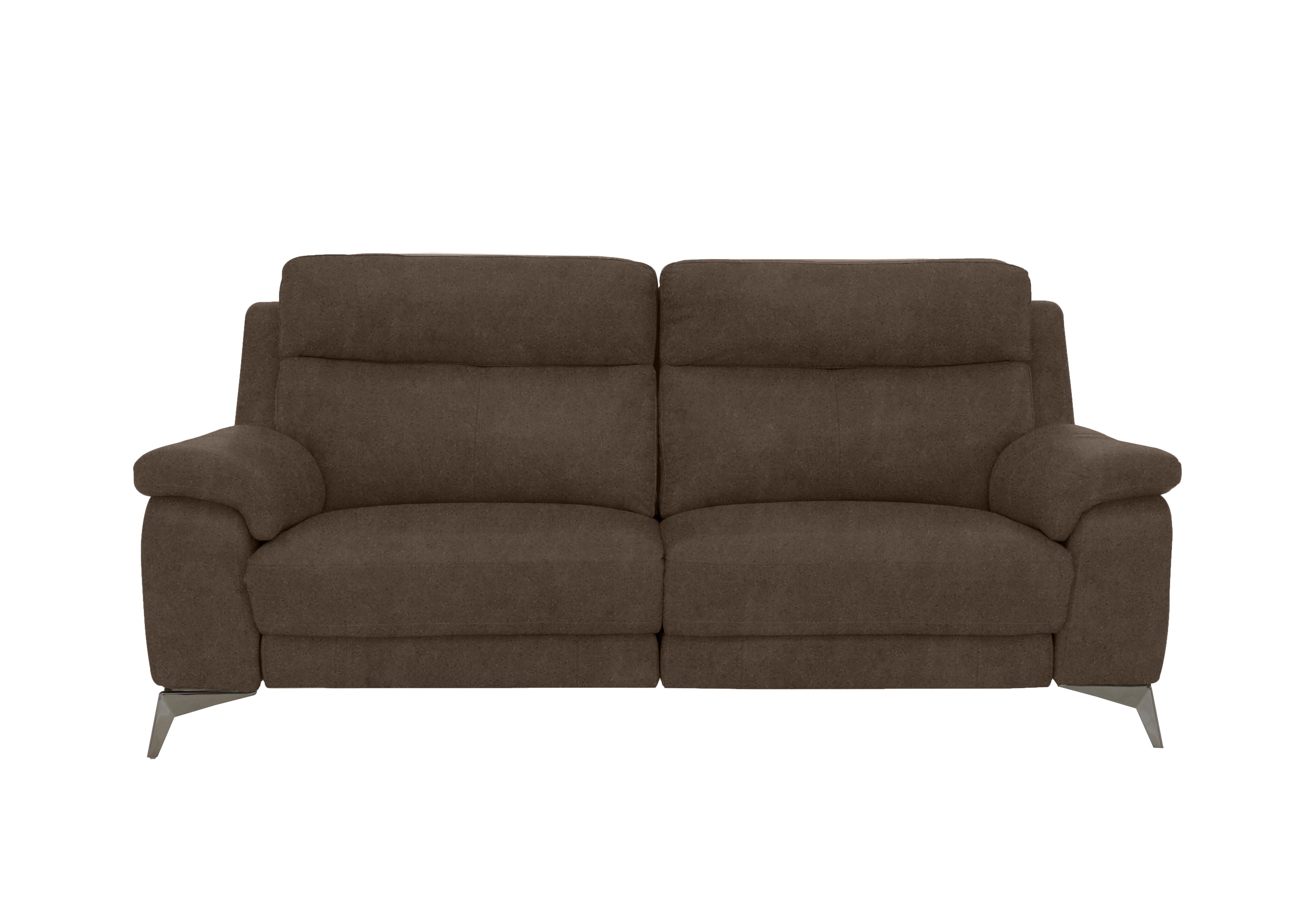 Missouri 3 Seater Fabric Recliner Sofa with Power Headrest in Bfa-Blj-R16 Grey on Furniture Village