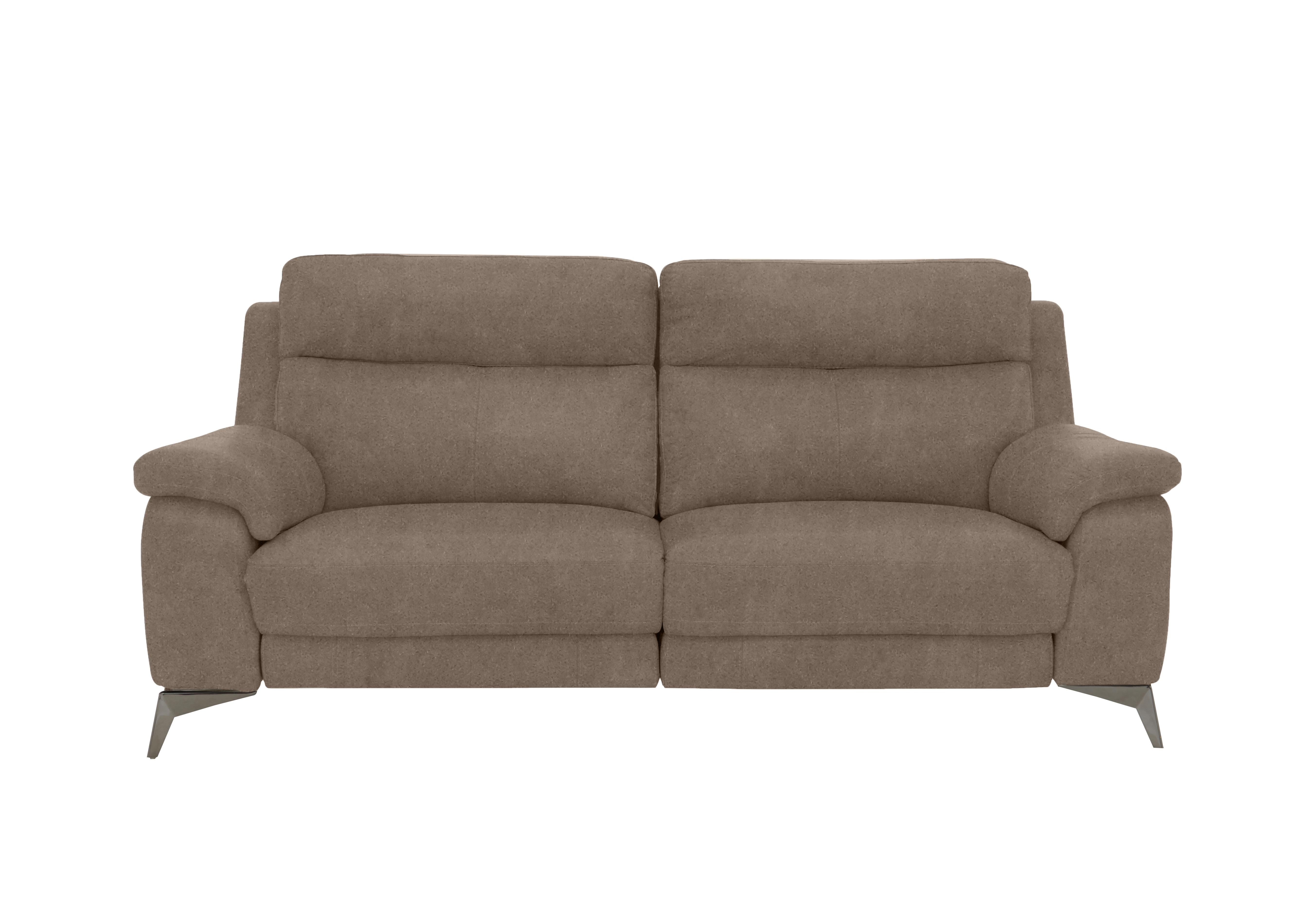 Missouri 3 Seater Fabric Recliner Sofa with Power Headrest in Bfa-Blj-R946 Silver on Furniture Village