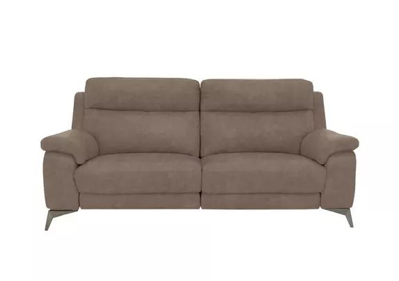 Missouri 3 Seater Fabric Recliner Sofa with Power Headrest Furniture Village