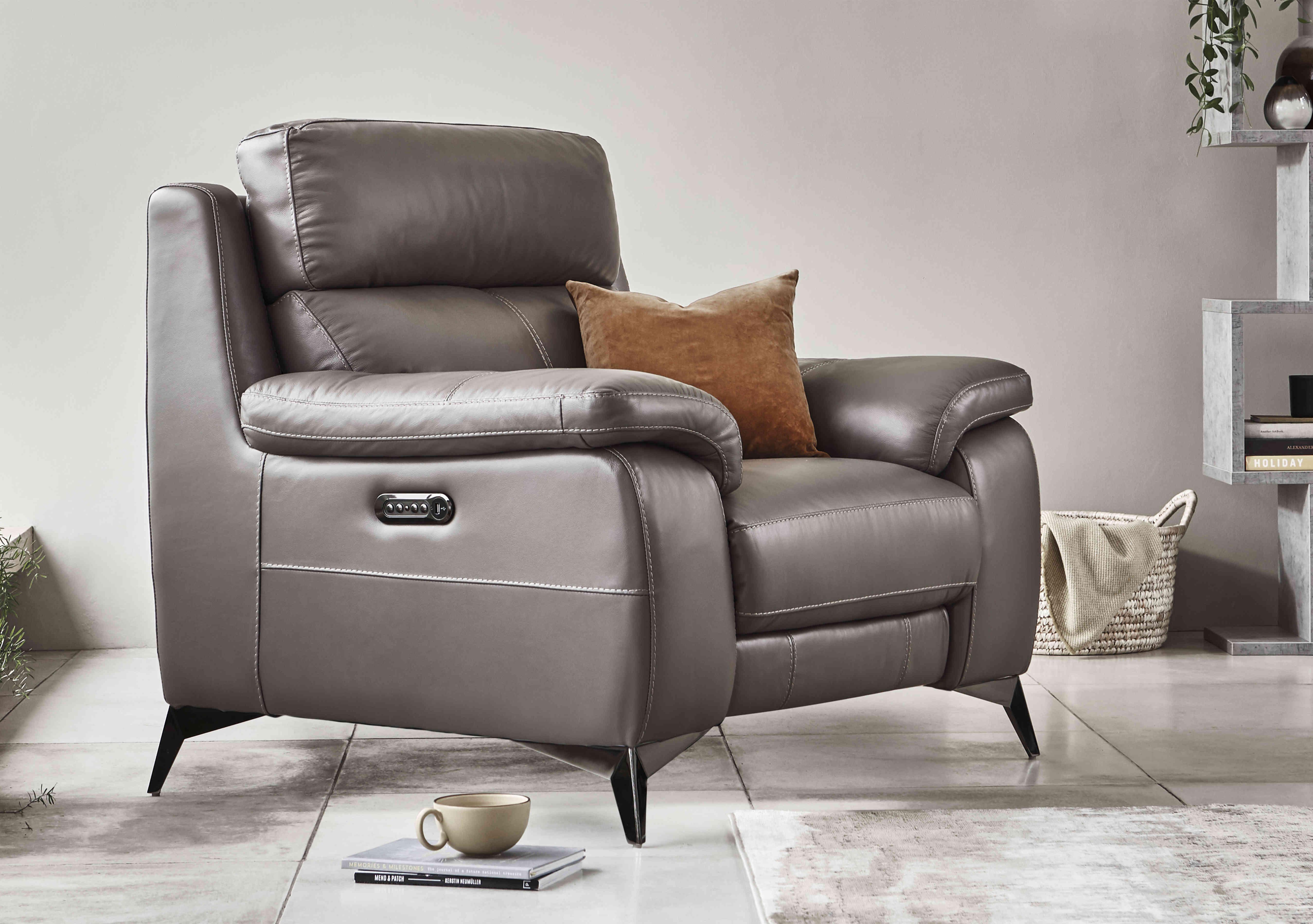 Missouri Leather Armchair in  on Furniture Village