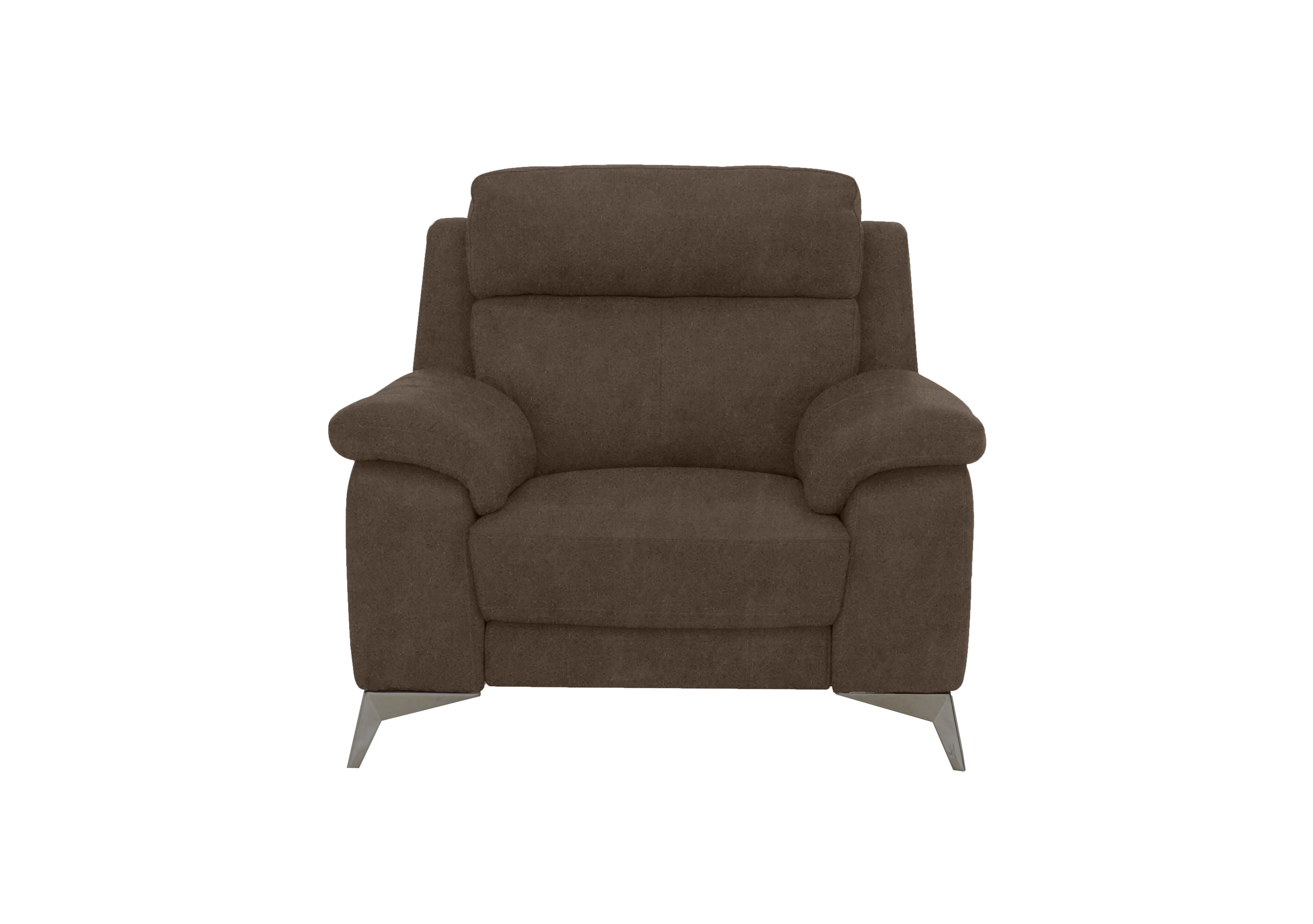 Missouri Fabric Recliner Armchair with Power Headrest in Bfa-Blj-R16 Grey on Furniture Village
