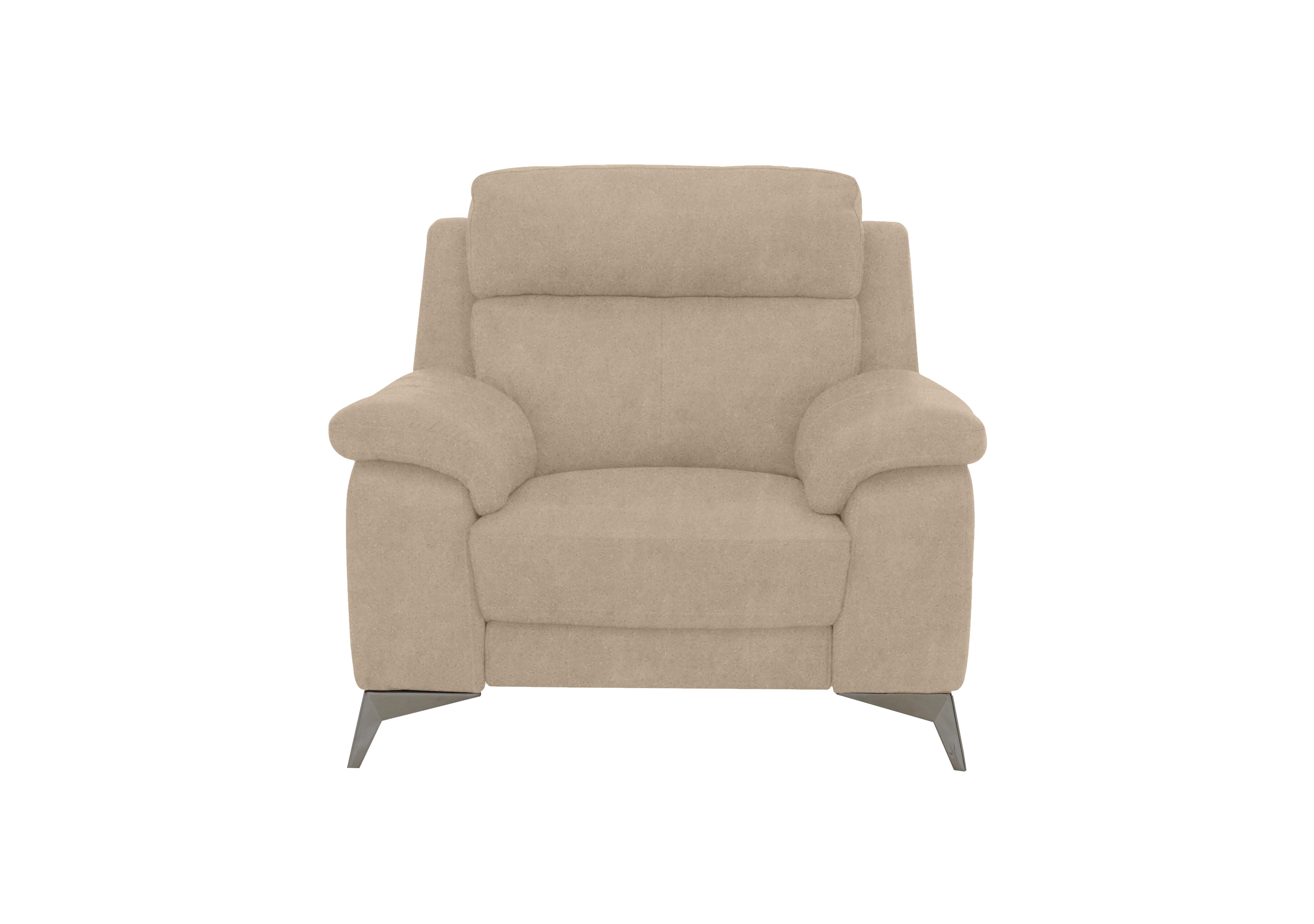 Missouri Fabric Recliner Armchair with Power Headrest in Bfa-Blj-R20 Bisque on Furniture Village