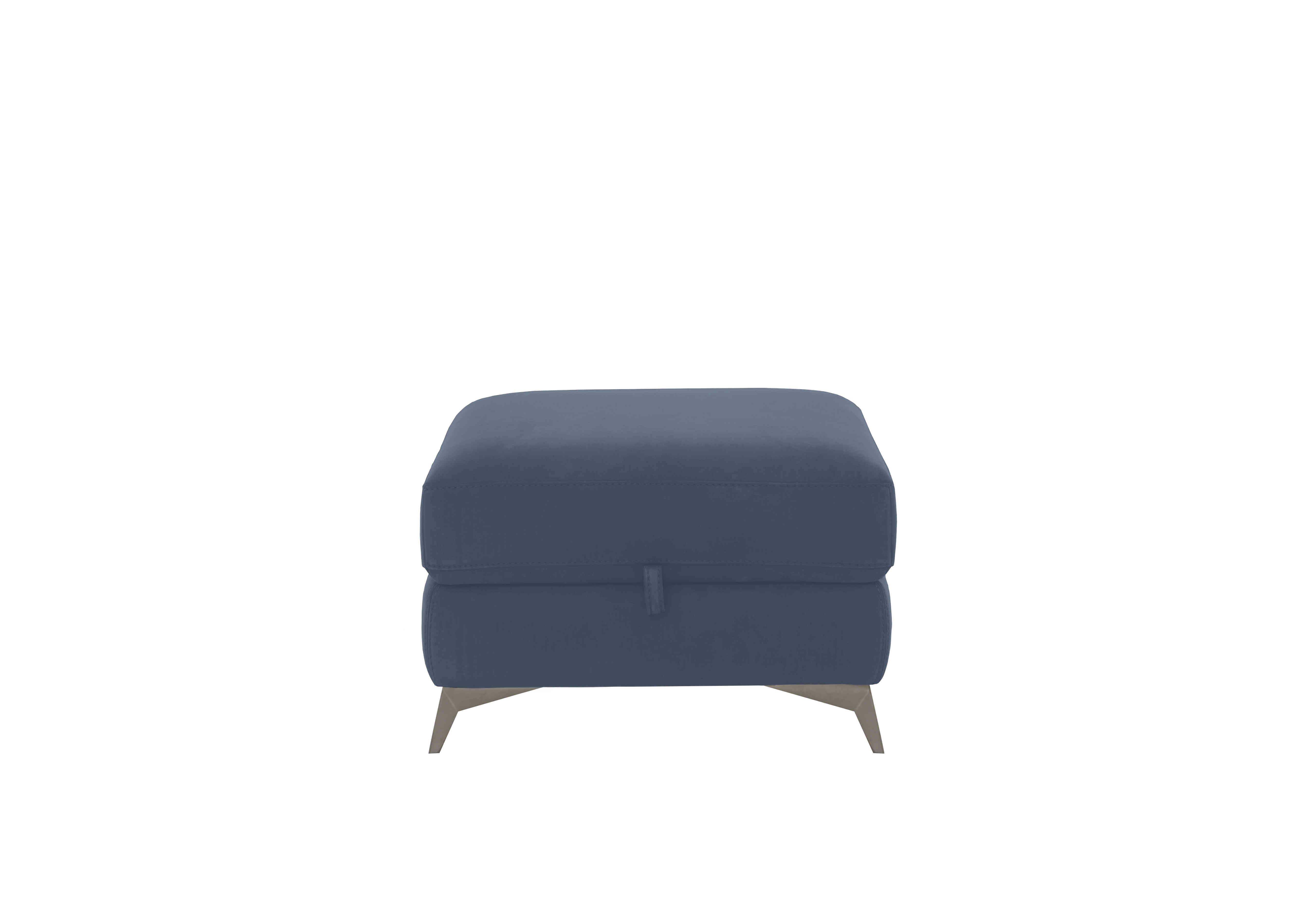 Missouri Fabric Storage Footstool in Bfa-Blj-R10 Blue on Furniture Village