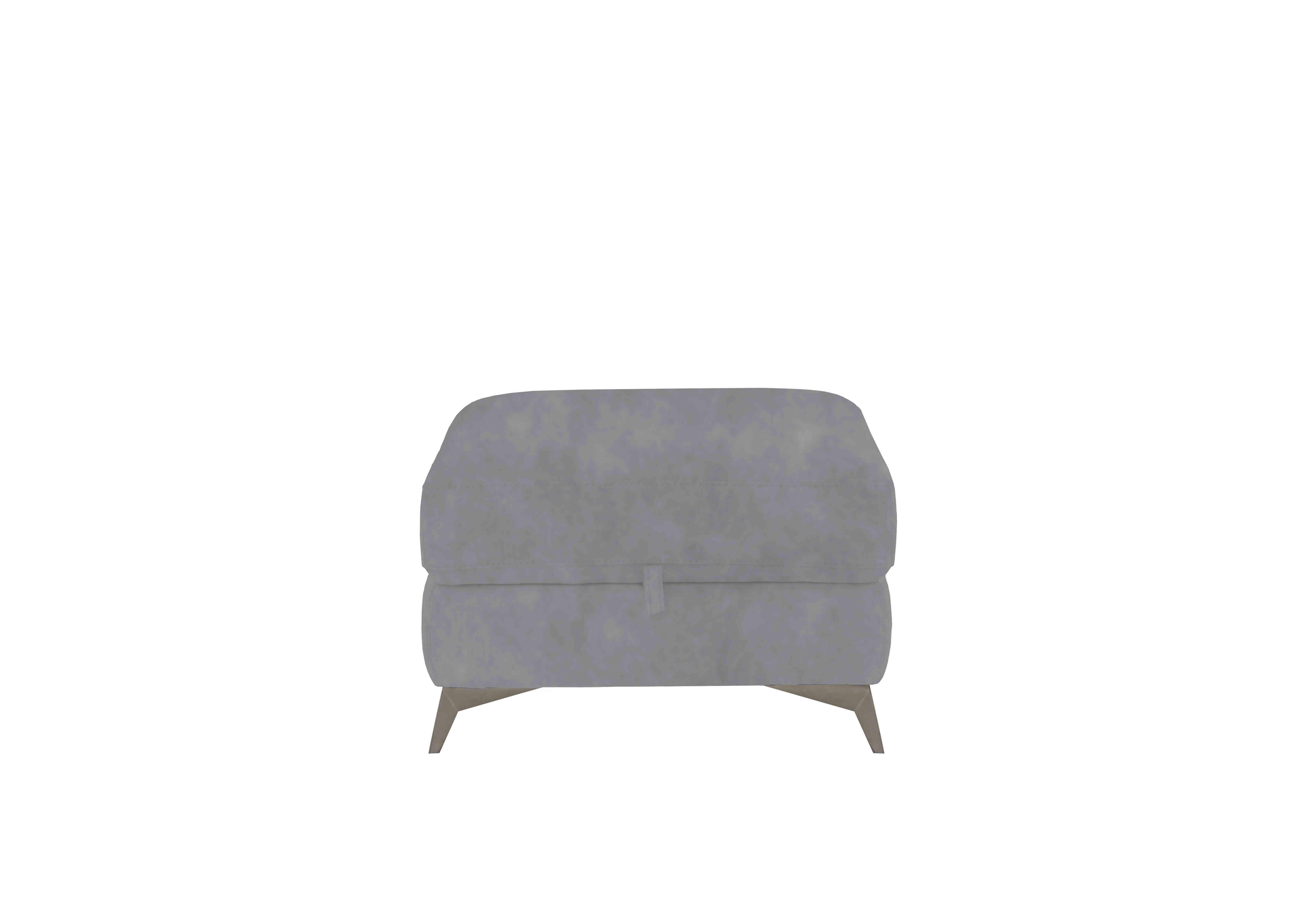 Missouri Fabric Storage Footstool in Bfa-Ori-R07 Bluish Grey on Furniture Village