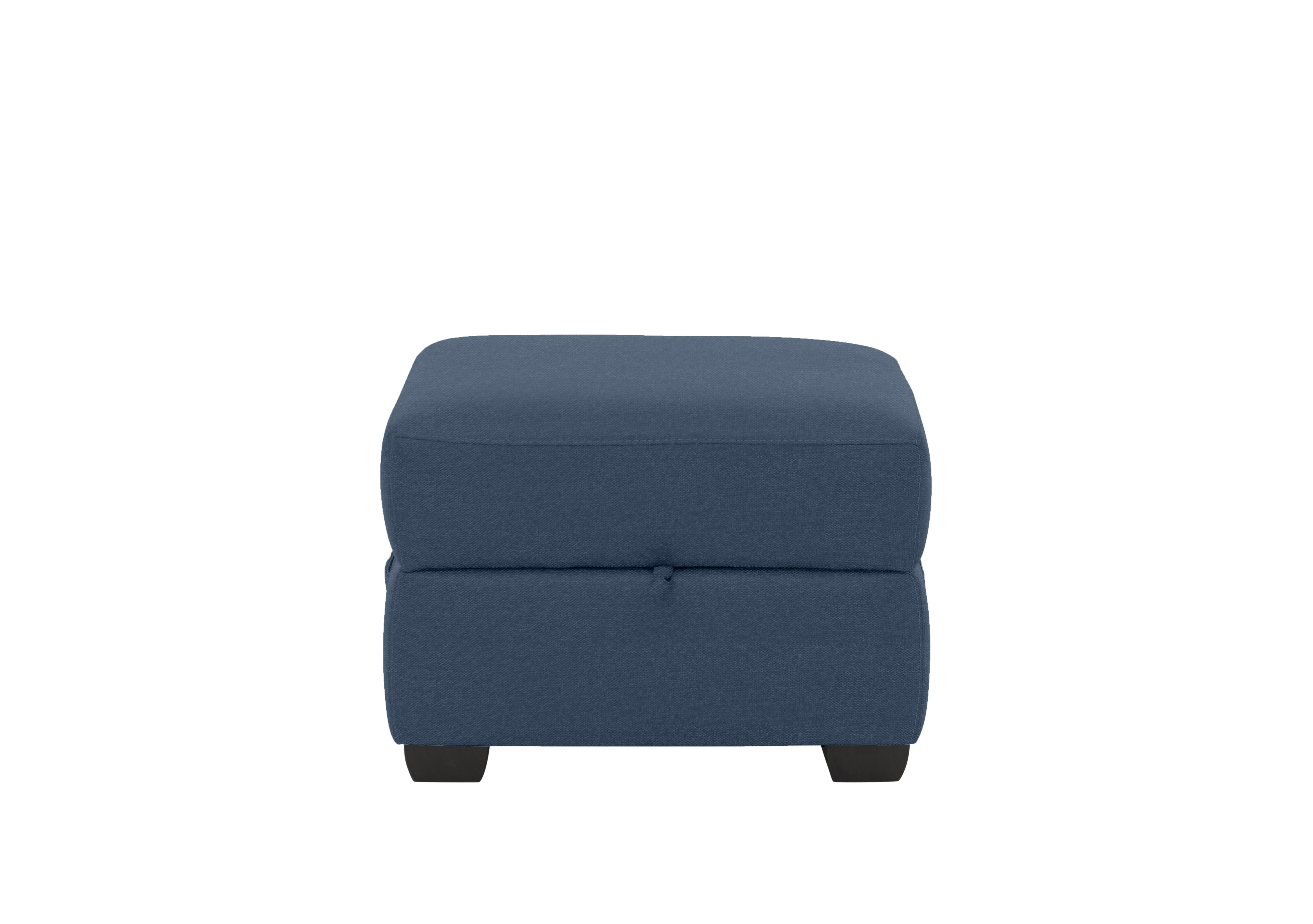 Missouri Fabric Storage Footstool in Fab-Blt-R38 Blue on Furniture Village