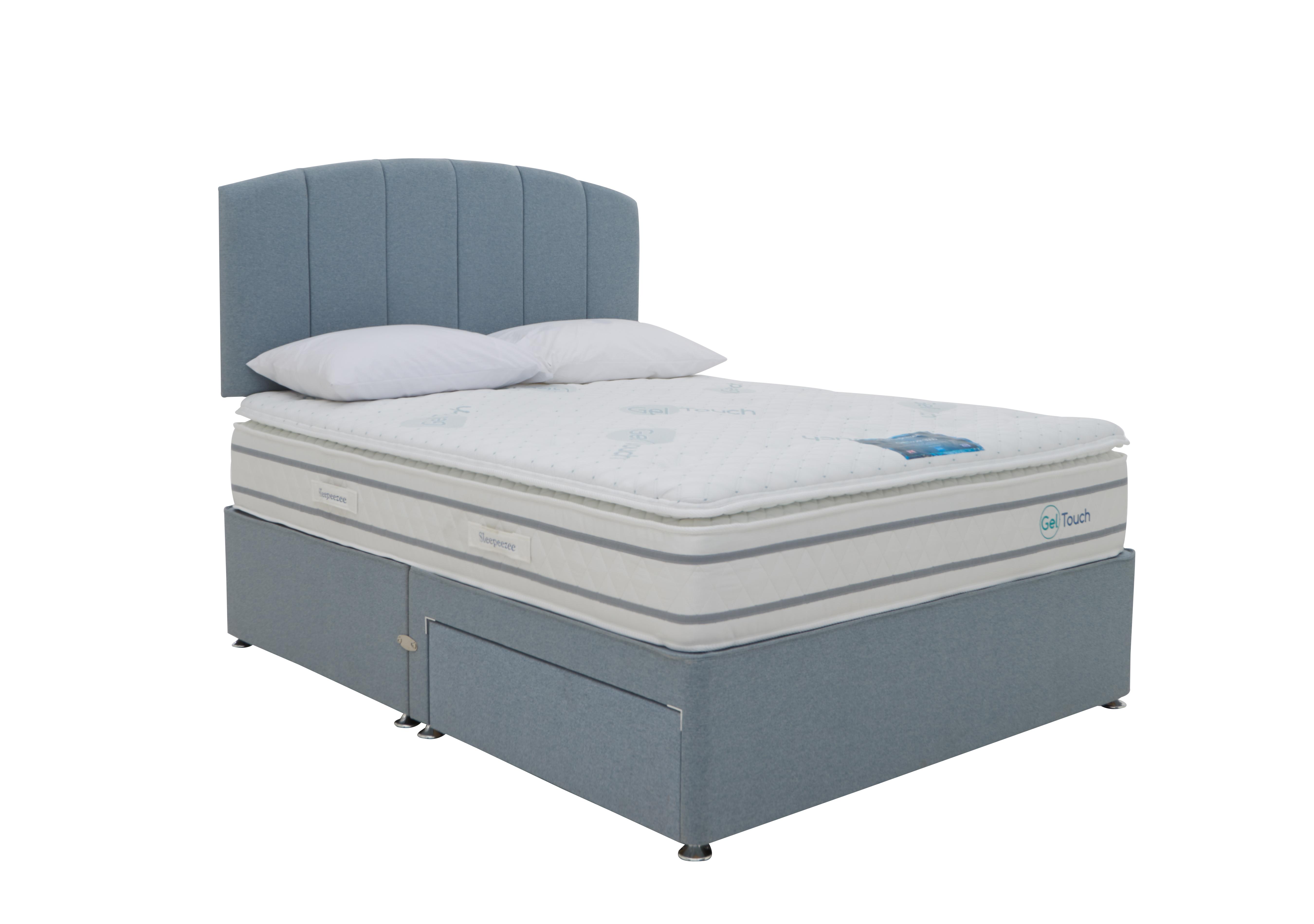 Geltouch 3000 Divan Set in Joshua Blue on Furniture Village