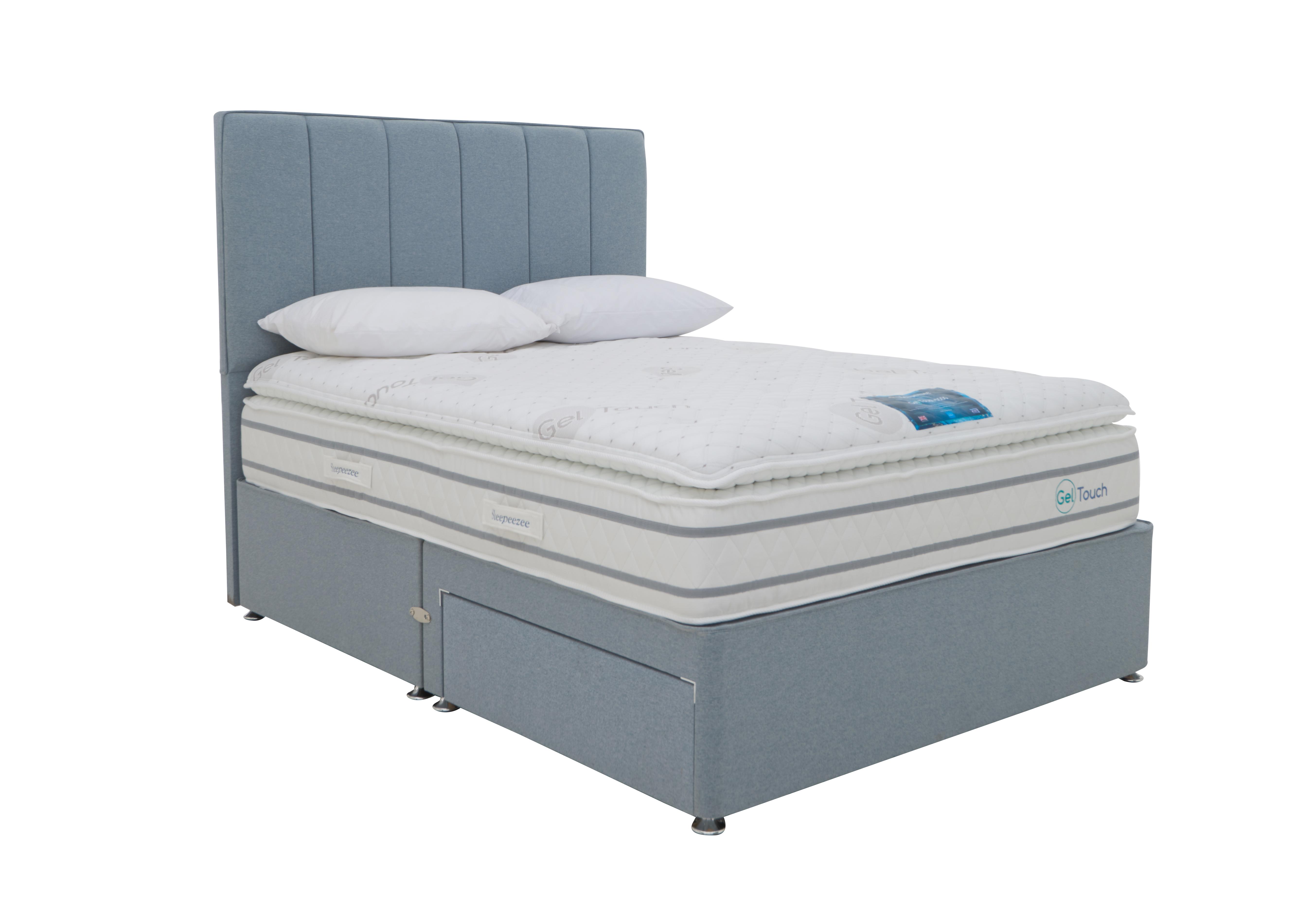 Geltouch 5000 Divan Set in Joshua Blue on Furniture Village