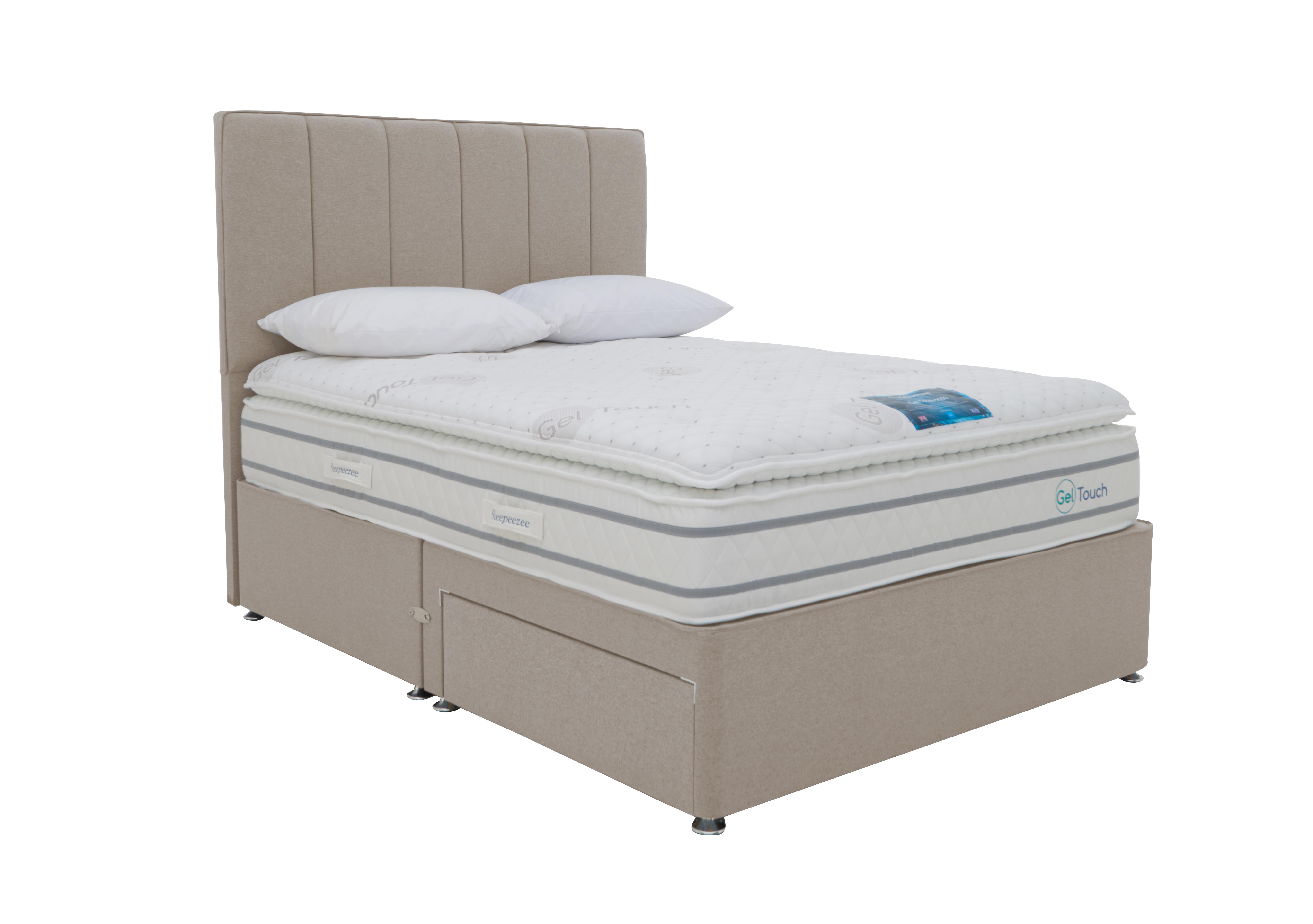 Geltouch 5000 Divan Set in Joshua Latte on Furniture Village