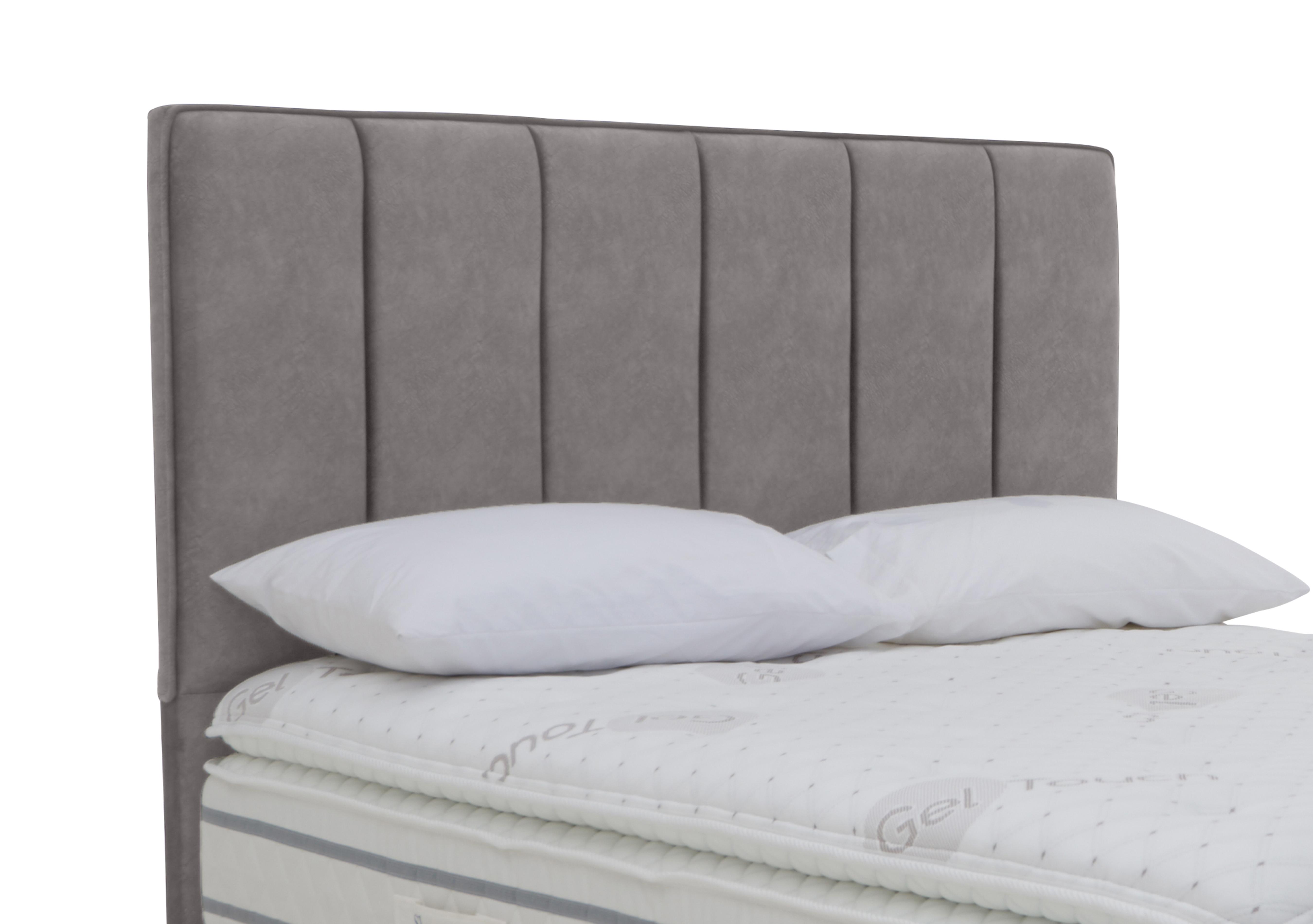 Whistler Floor Standing Headboard in Dapple Silver on Furniture Village