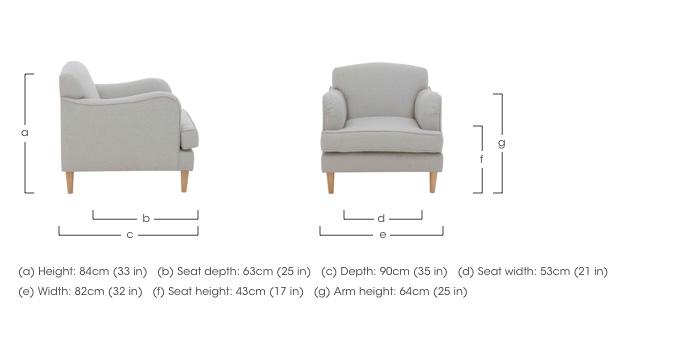 Otley Run Fabric Armchair in  on Furniture Village