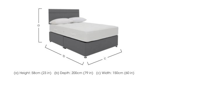 Essentials Dream Pocket King Size Divan Set in  on Furniture Village
