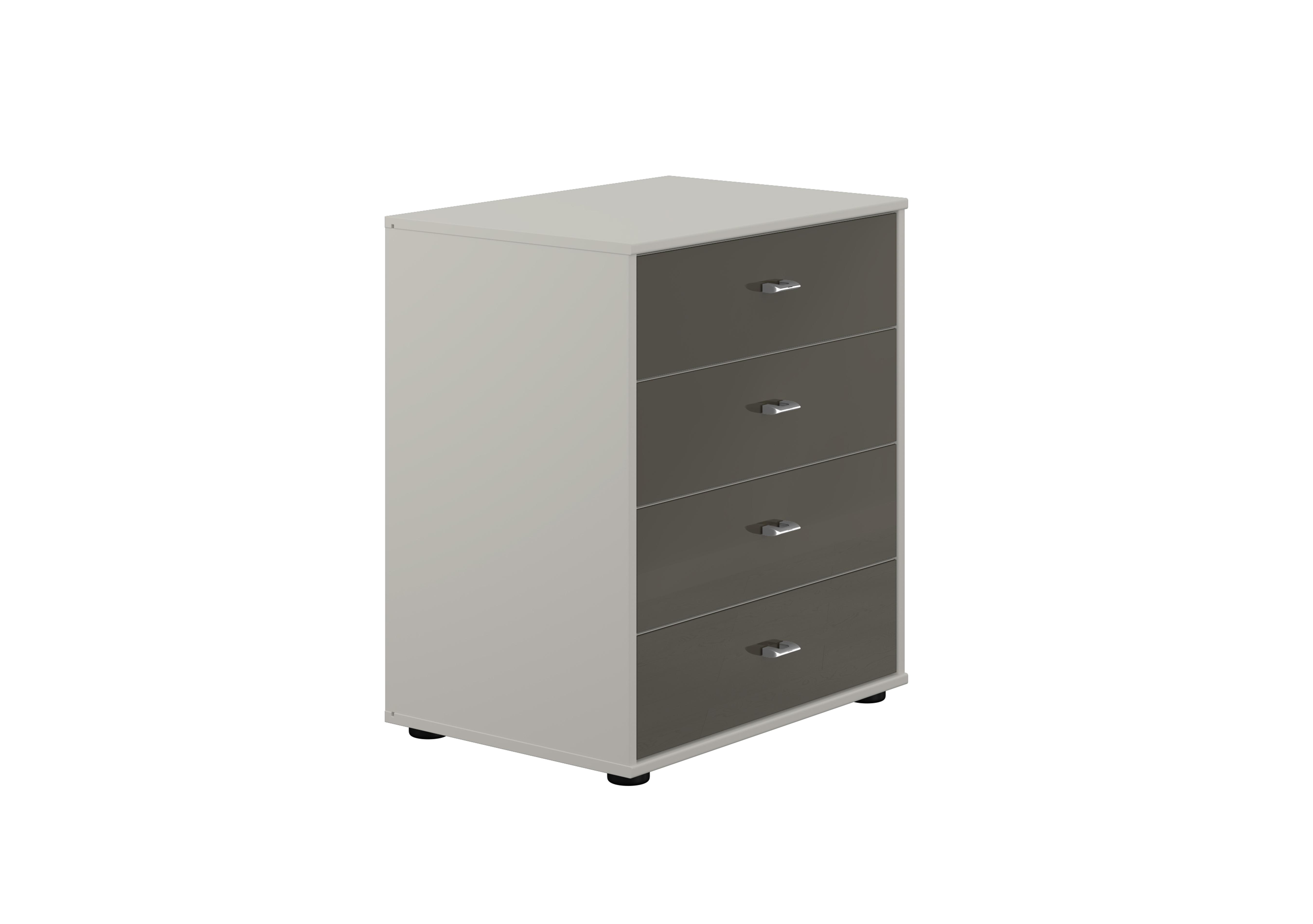 Santa Cruz 60cm 4 Drawer Chest in Havana Dr/Grey Carcase on Furniture Village
