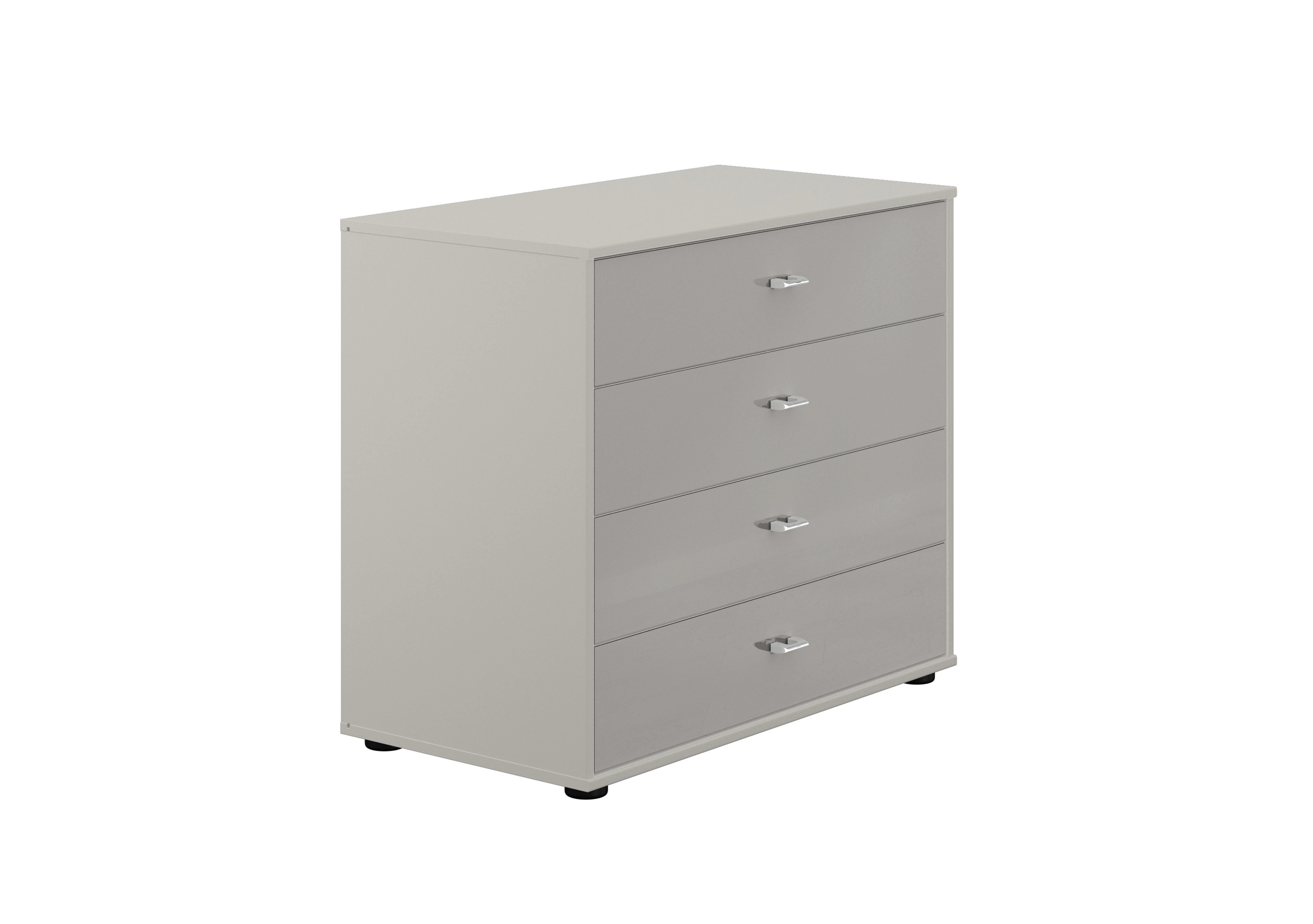 Santa Cruz 80cm 4 Drawer Chest in Grey Dr/Grey Carcase on Furniture Village