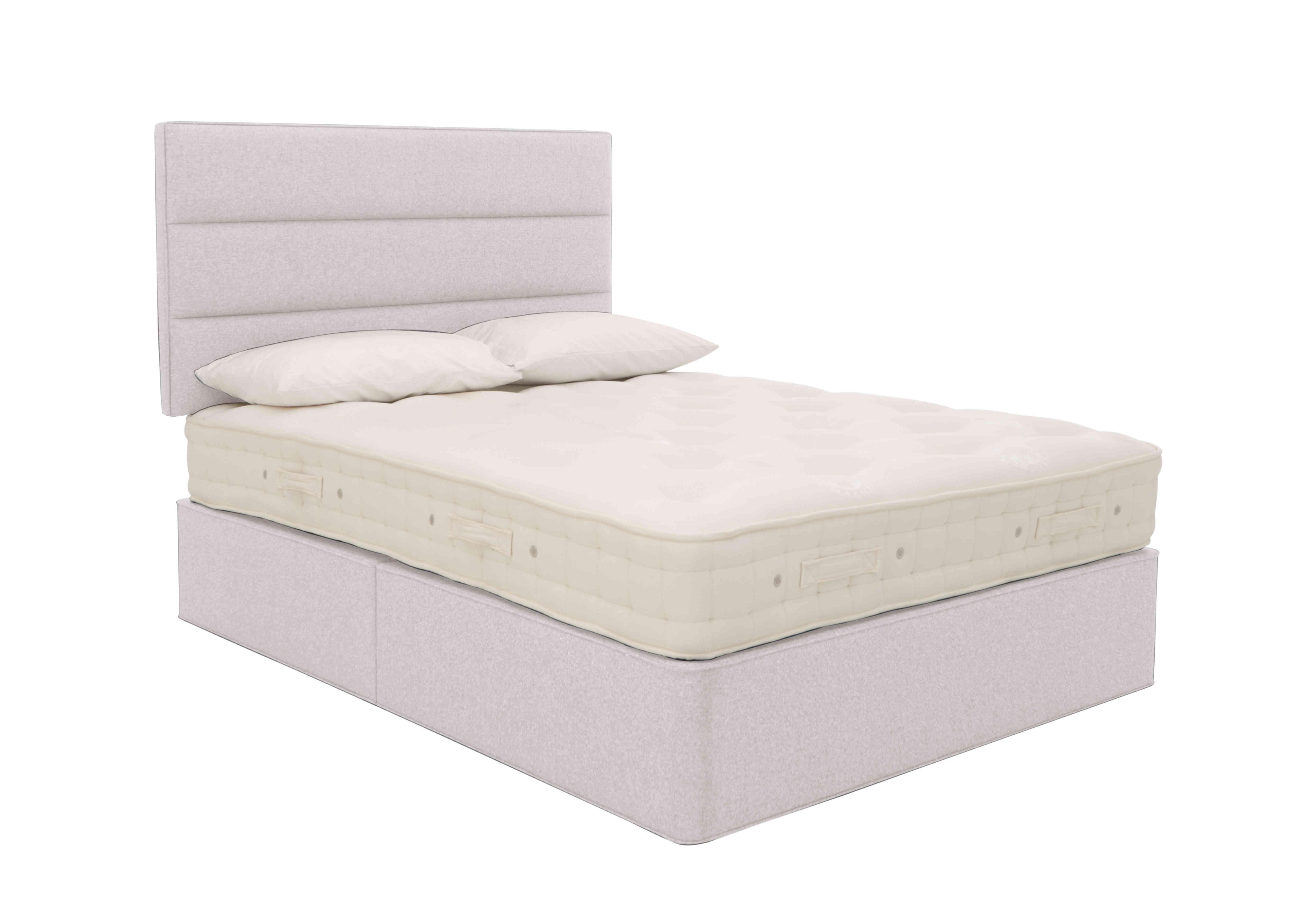 Bespoke Brilliance Platform Divan Set in Brooklyn 903 Shell on Furniture Village