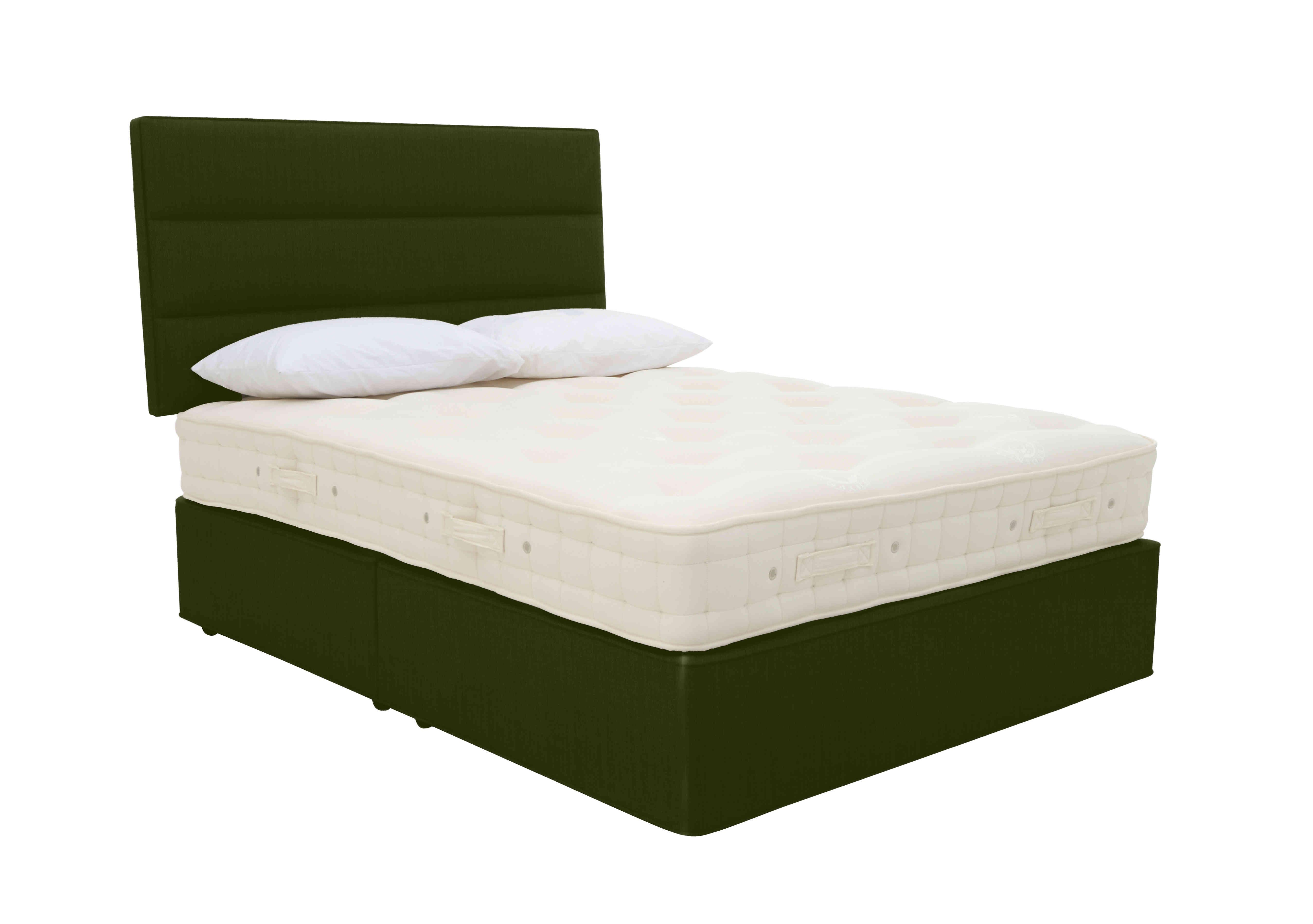 Bespoke Brilliance Platform Divan Set in Zenith 501 Palm on Furniture Village