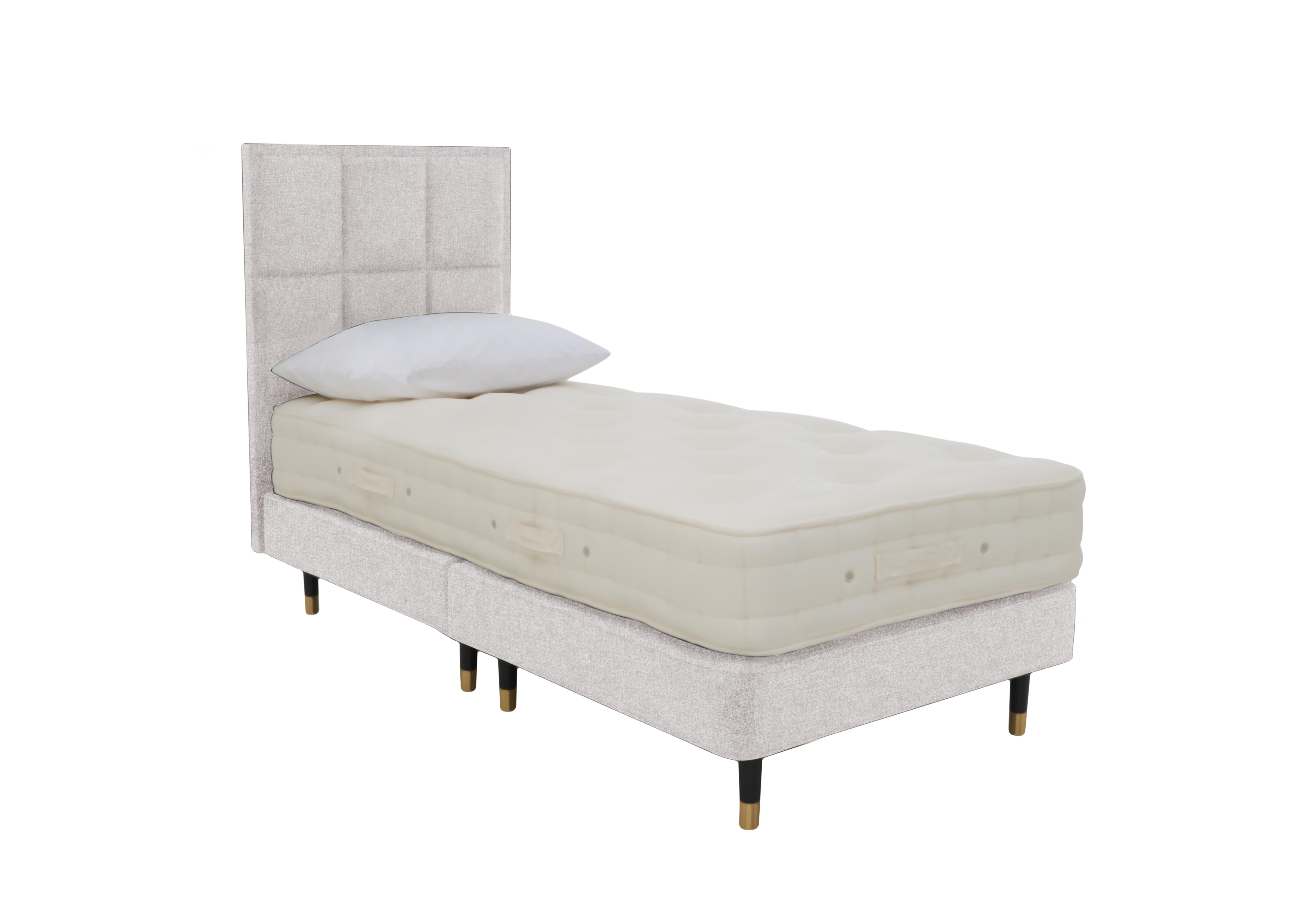 Bespoke Brilliance Shallow Divan Set in Brooklyn 903 Shell on Furniture Village