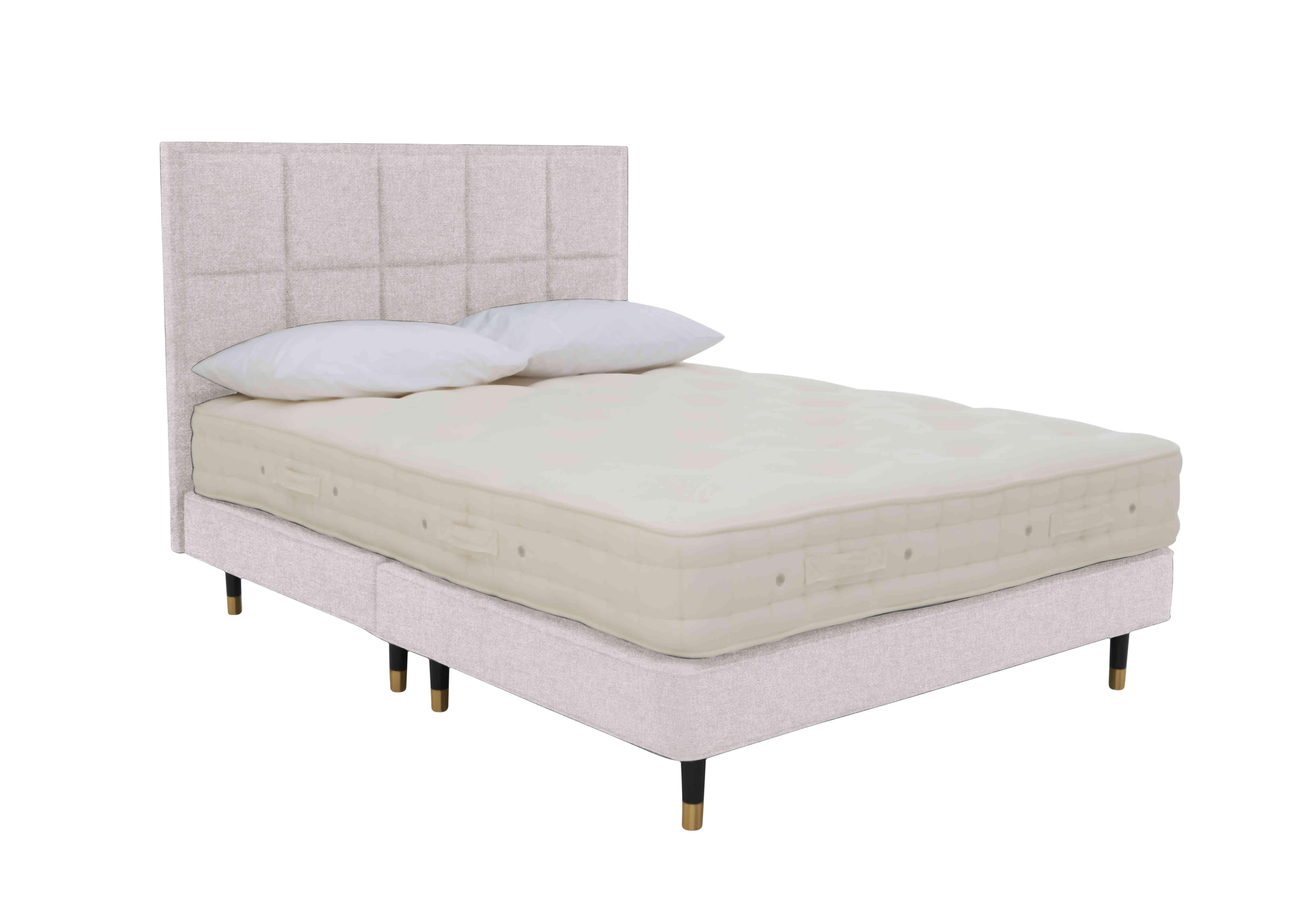 Bespoke Brilliance Shallow Divan Set in Brooklyn 903 Shell on Furniture Village