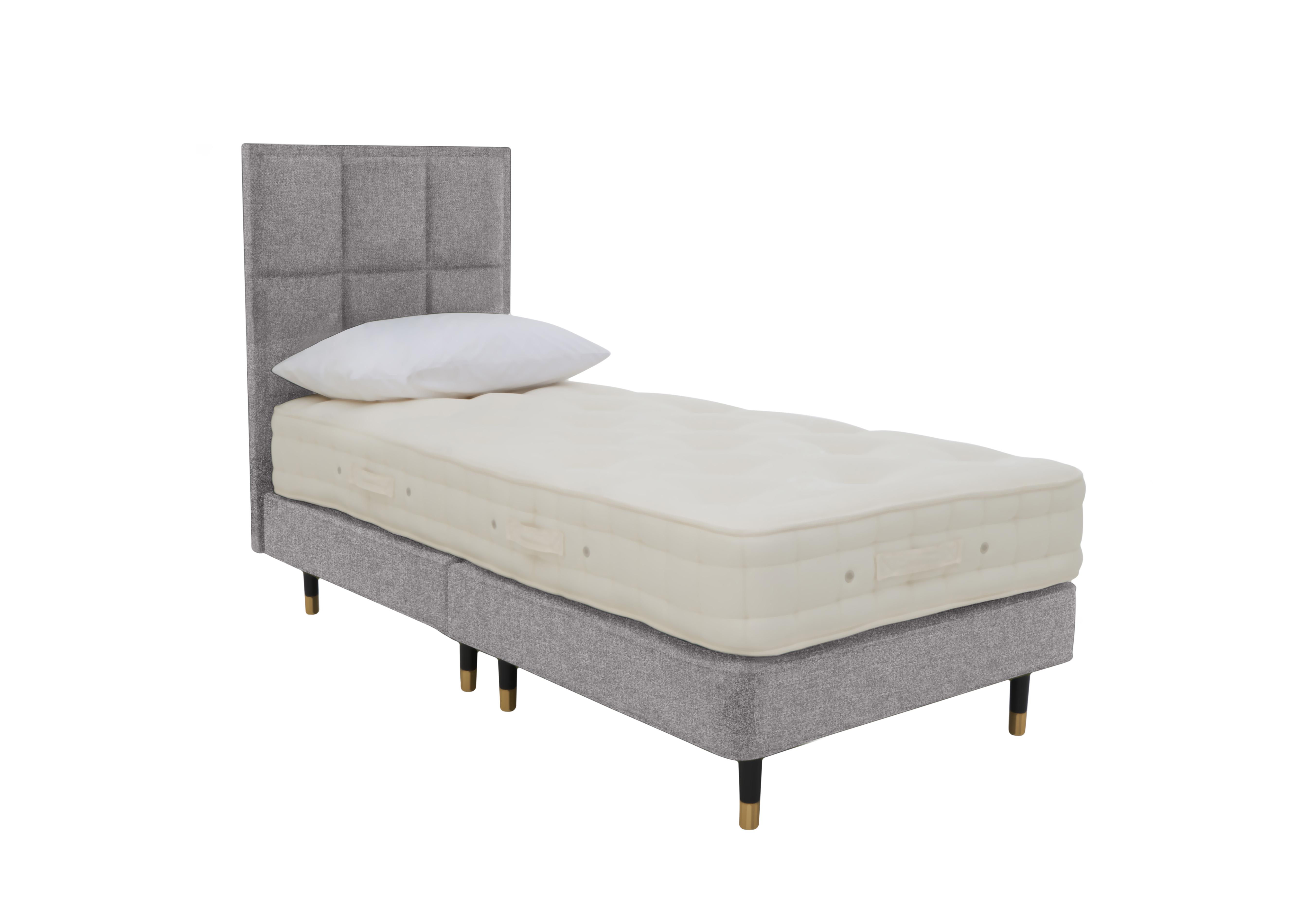 Bespoke Brilliance Shallow Divan Set in Imperio 805 Grey on Furniture Village