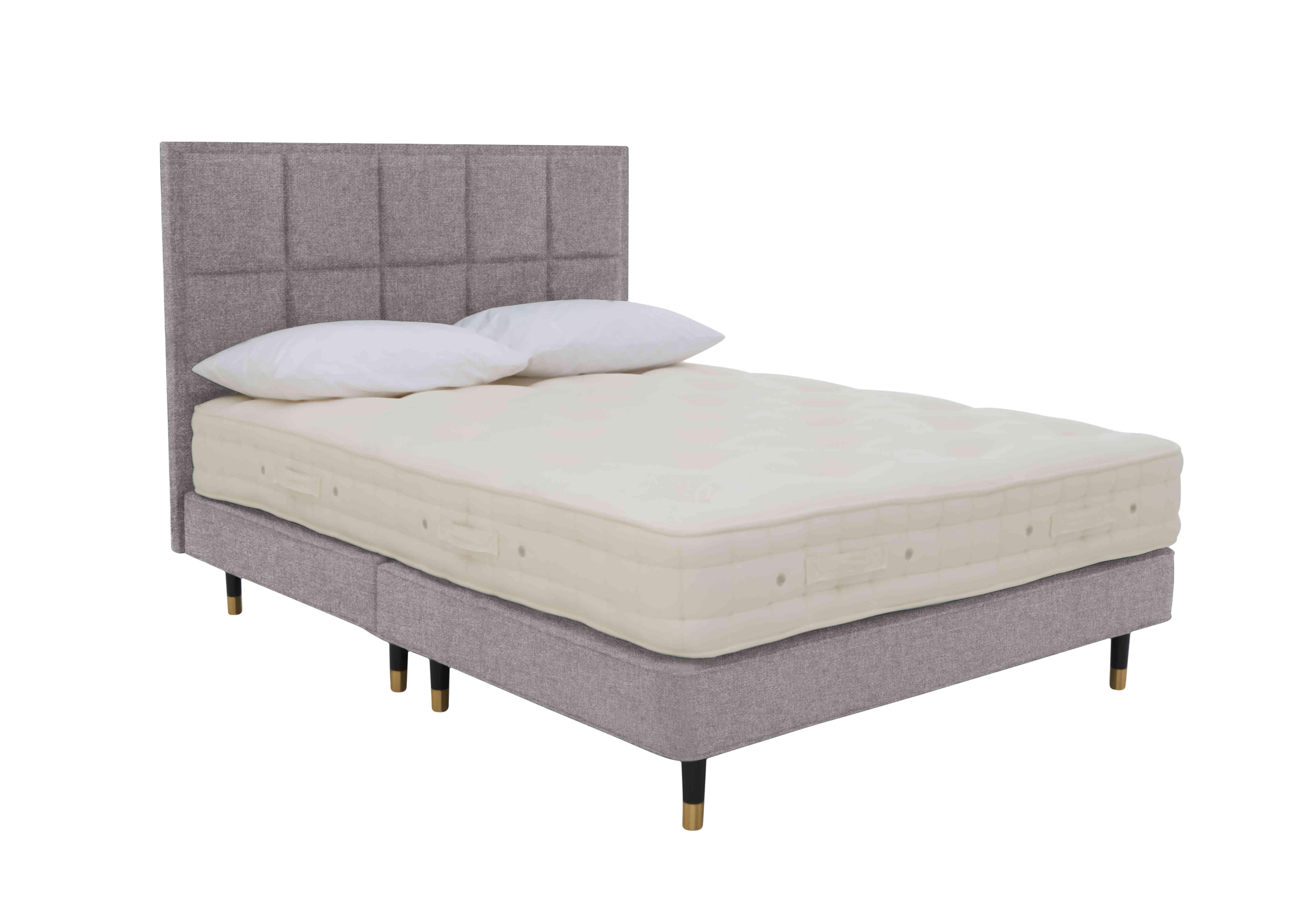 Bespoke Brilliance Shallow Divan Set in Imperio 805 Grey on Furniture Village