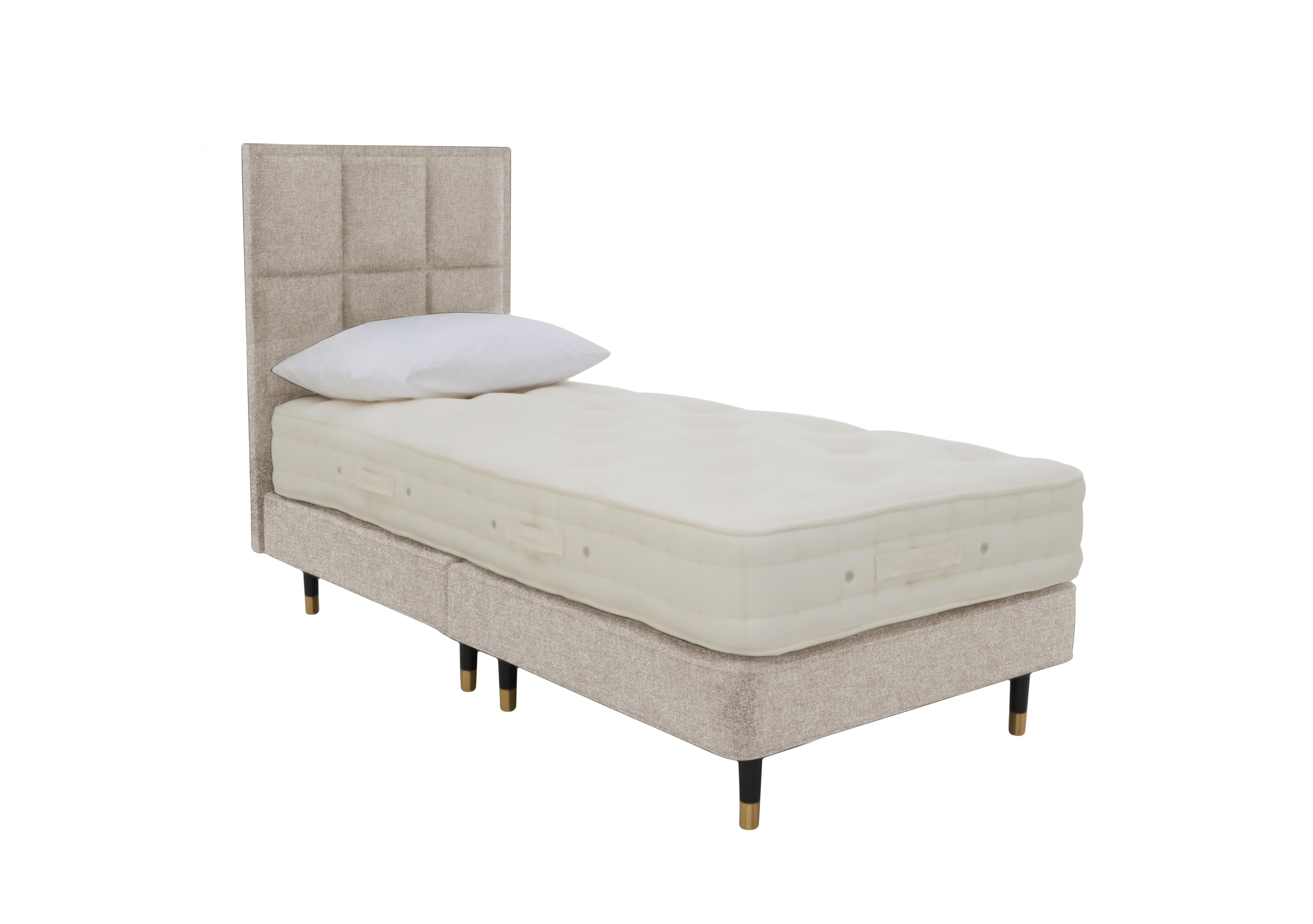 Bespoke Brilliance Shallow Divan Set in Imperio 904 Biscuit on Furniture Village