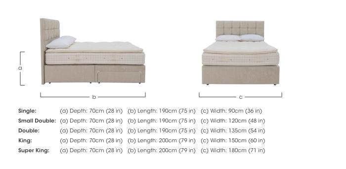 Bespoke Luxury Divan Set in  on Furniture Village