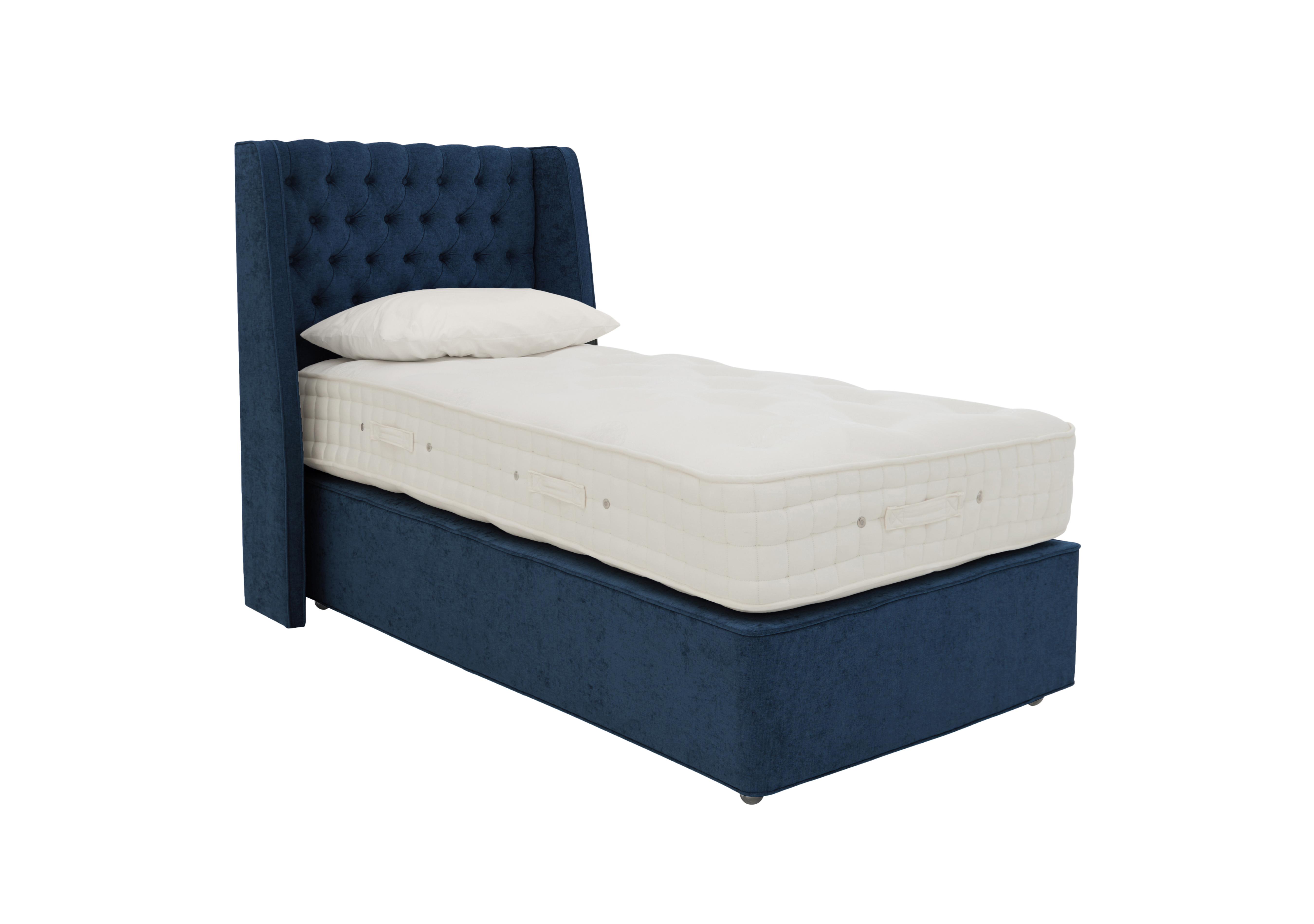 Bespoke Grandeur Divan Set in Premium 606 Royal Navy on Furniture Village