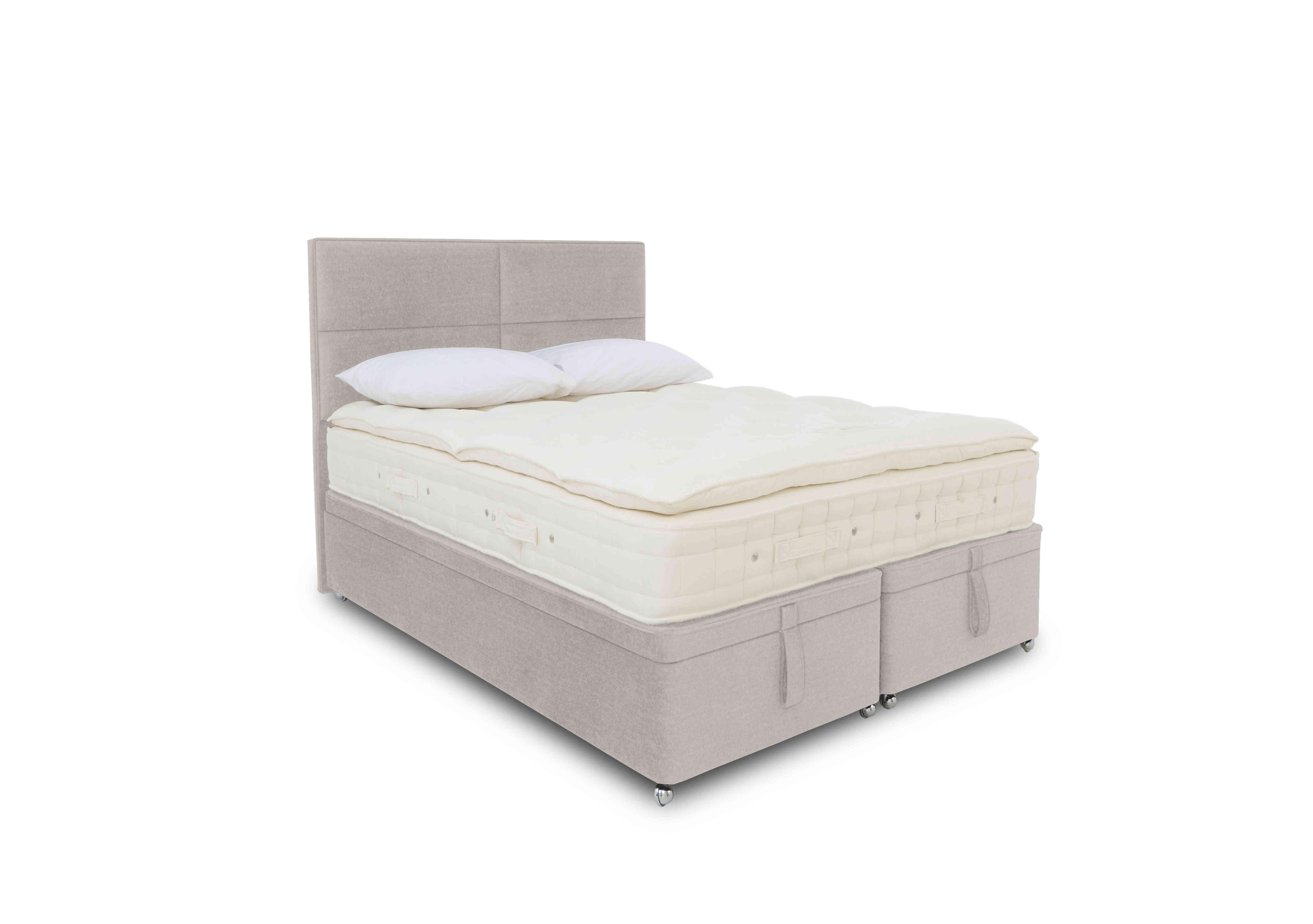 Bespoke Finesse Ottoman Divan Set in Maestro 9020 Oatmeal on Furniture Village