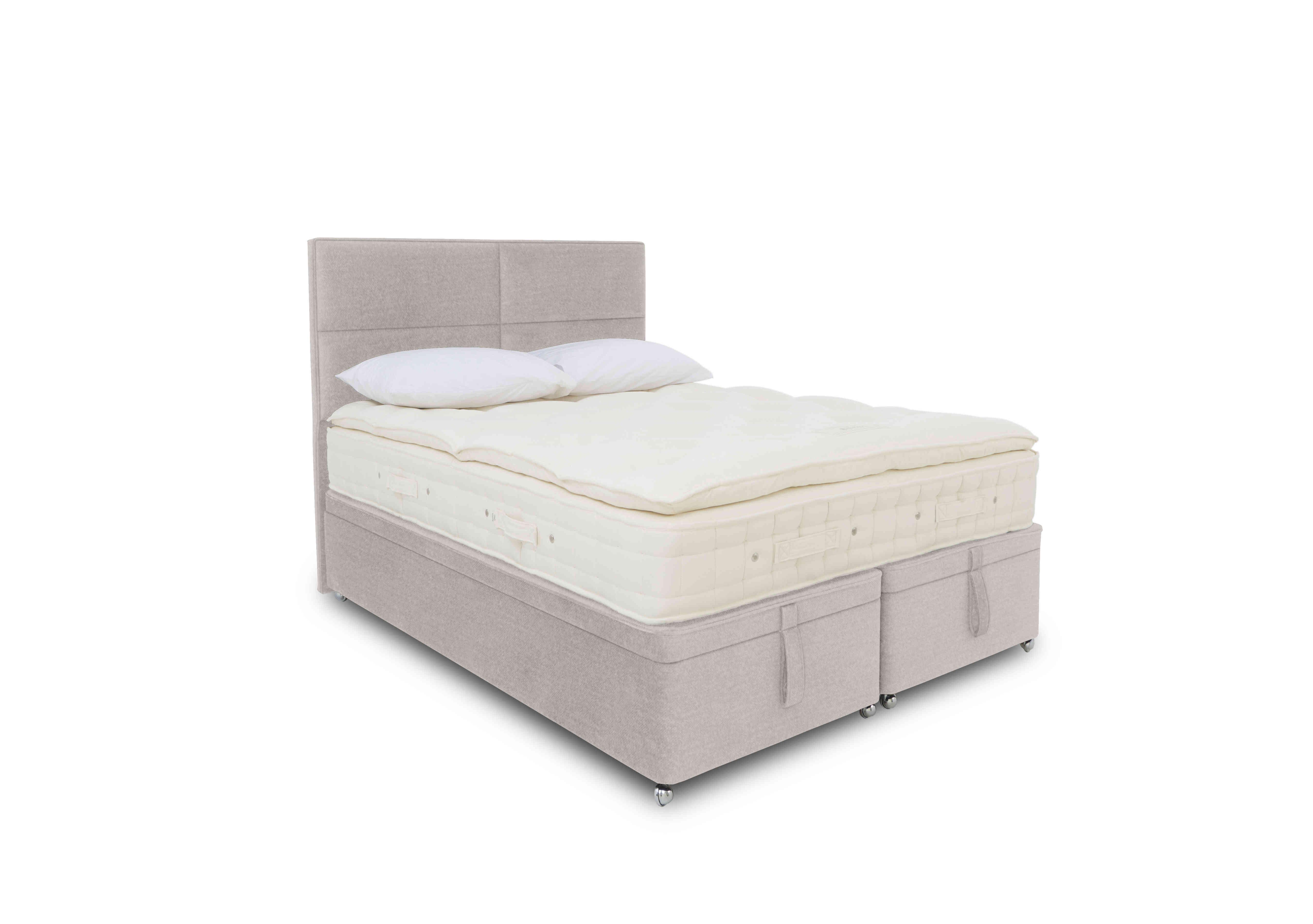 Bespoke Finesse Ottoman Divan Set in Maestro 9022 Hessian on Furniture Village
