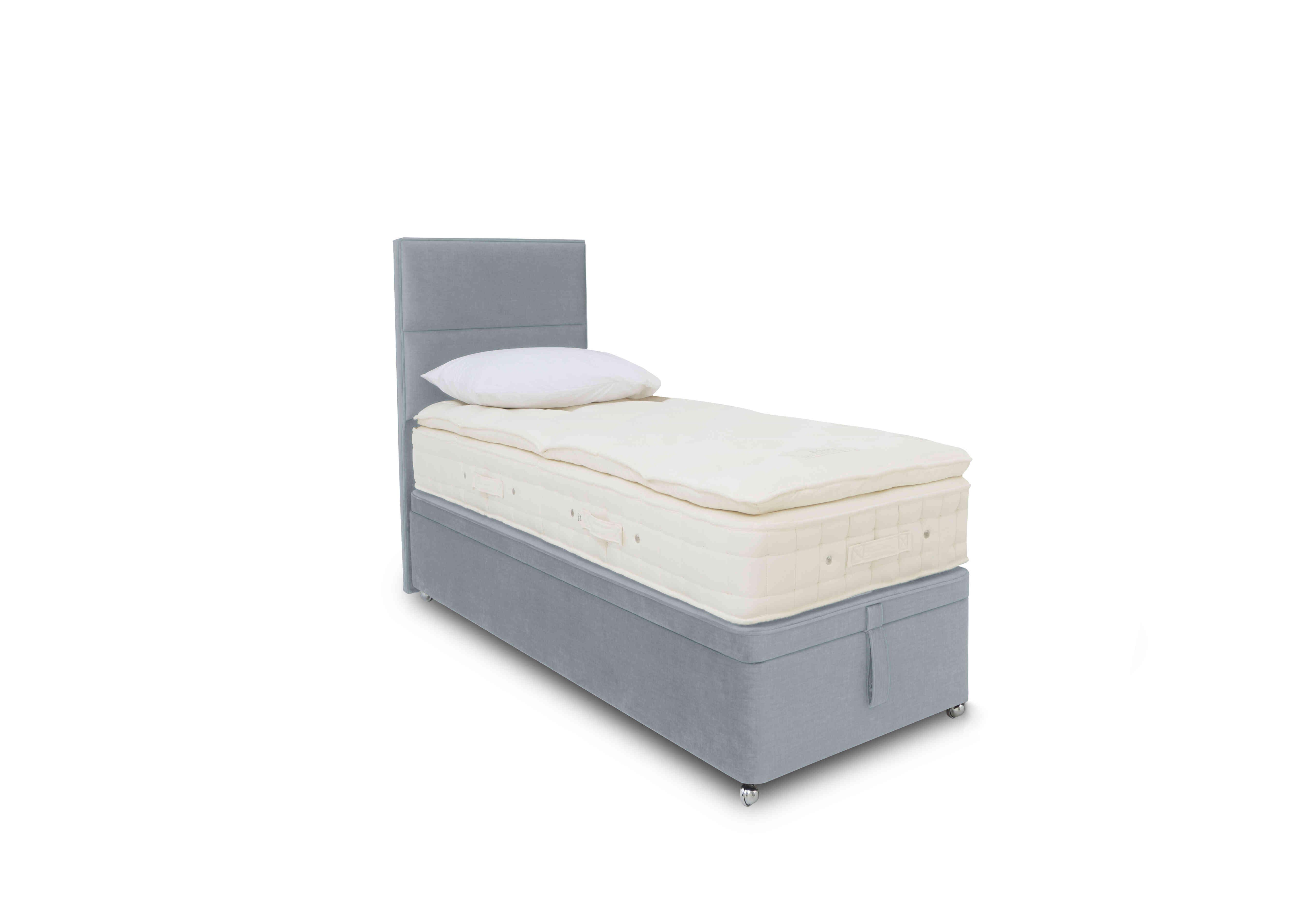 Bespoke Finesse Ottoman Divan Set in Premium 601 Glacier Blue on Furniture Village