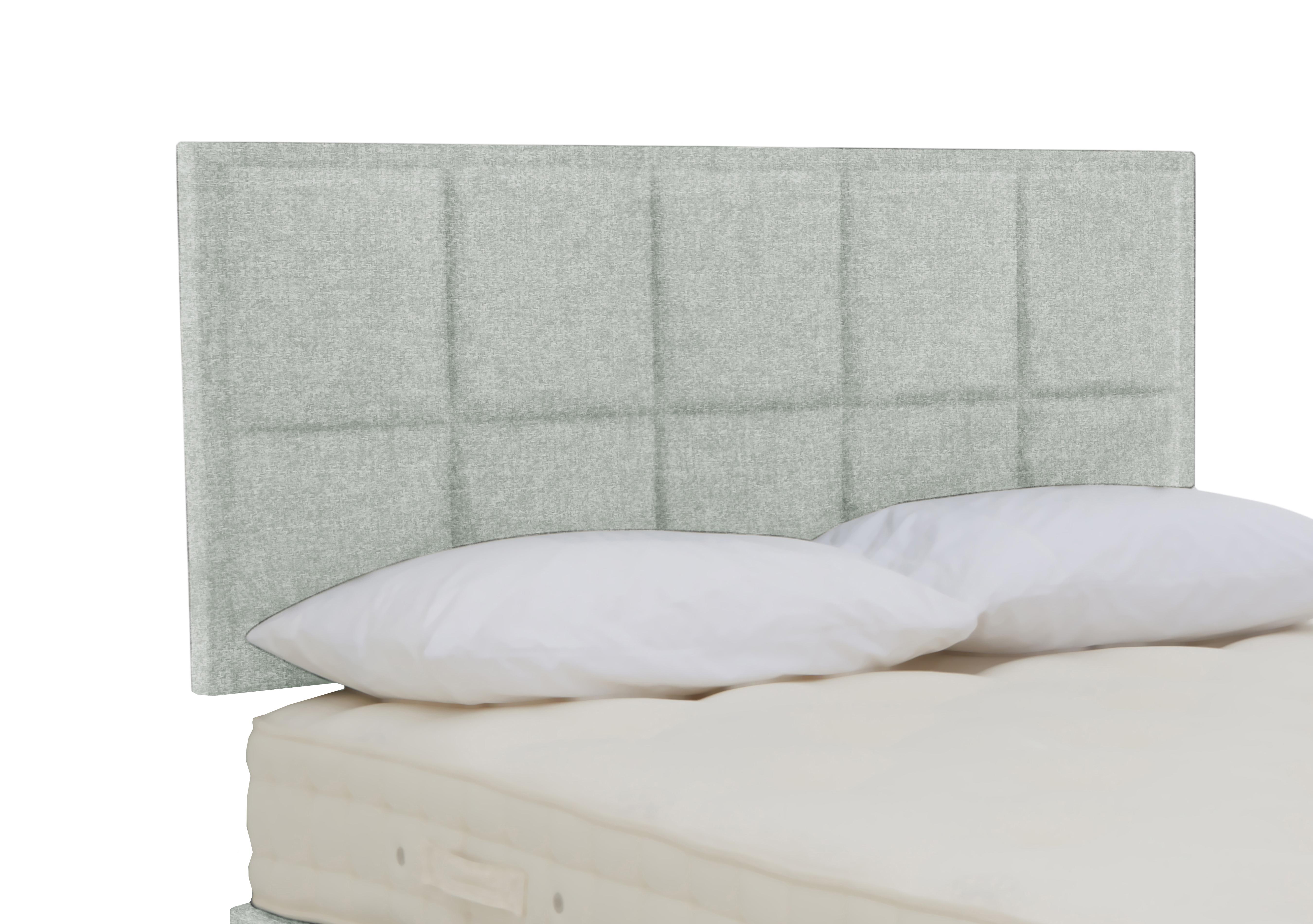 Riley Strutted Headboard in Brooklyn 505 Mint on Furniture Village