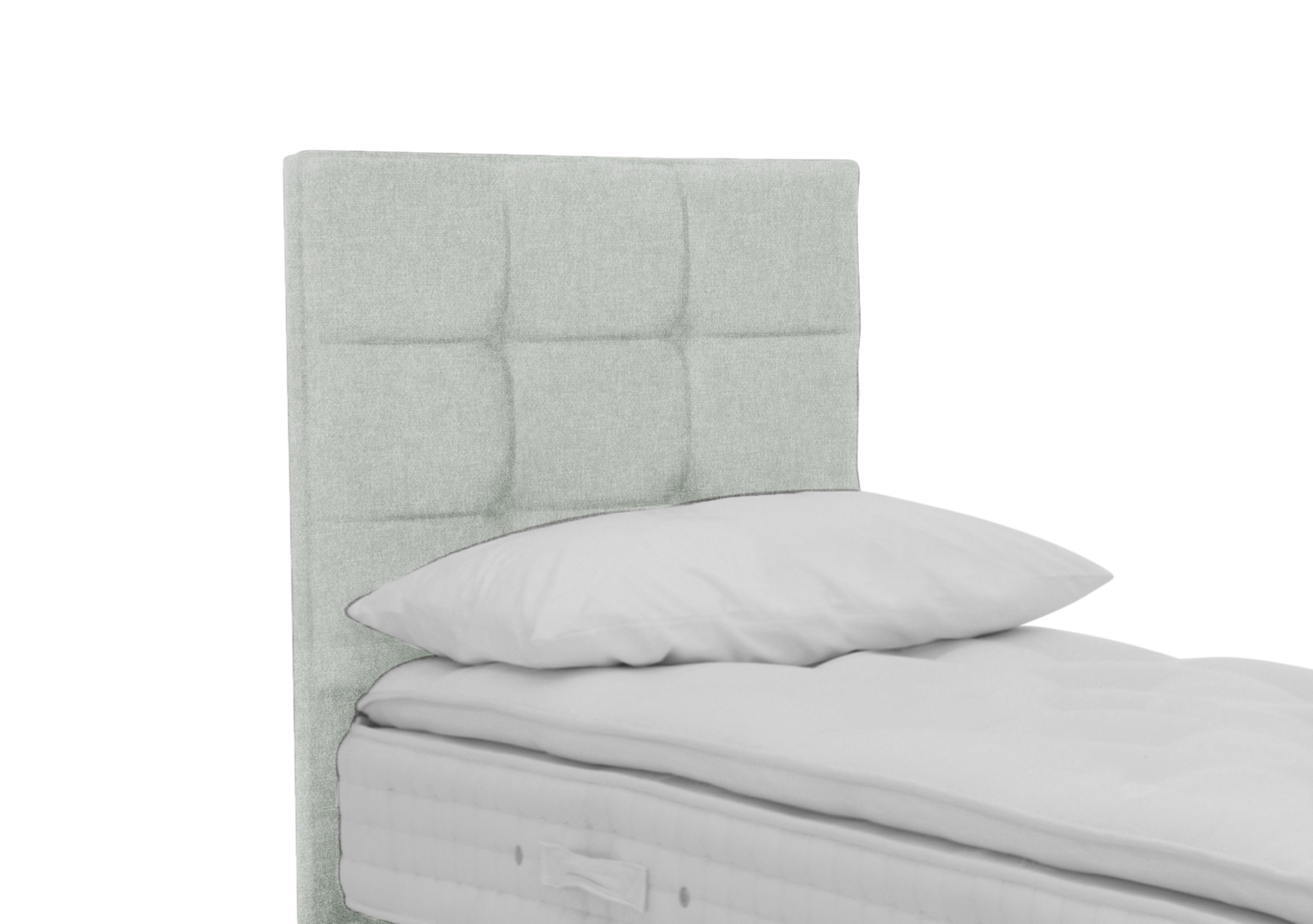 Bespoke Mia Floor Standing Headboard in Brooklyn 505 Mint on Furniture Village