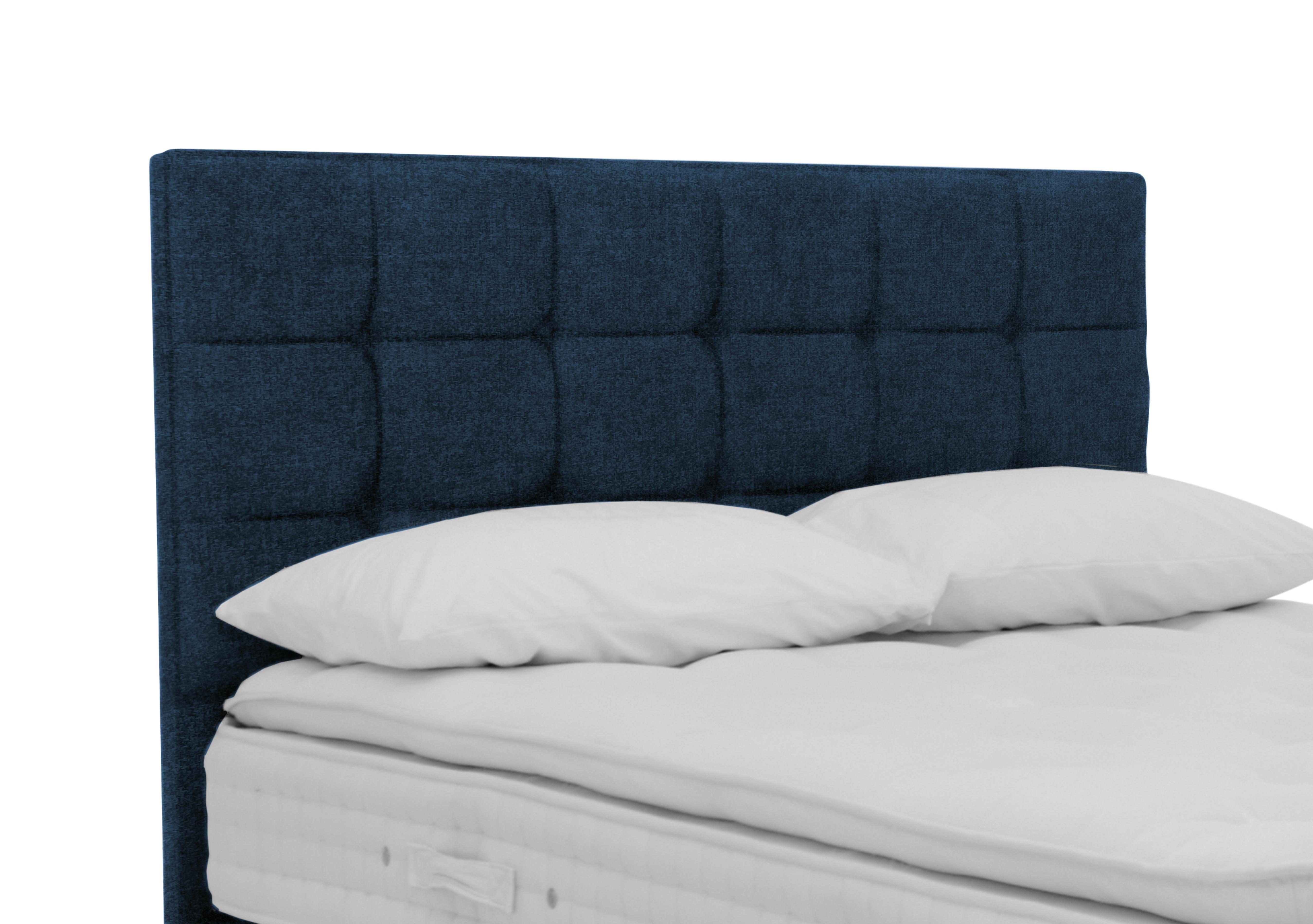 Bespoke Mia Floor Standing Headboard in Brooklyn 609 Ink on Furniture Village