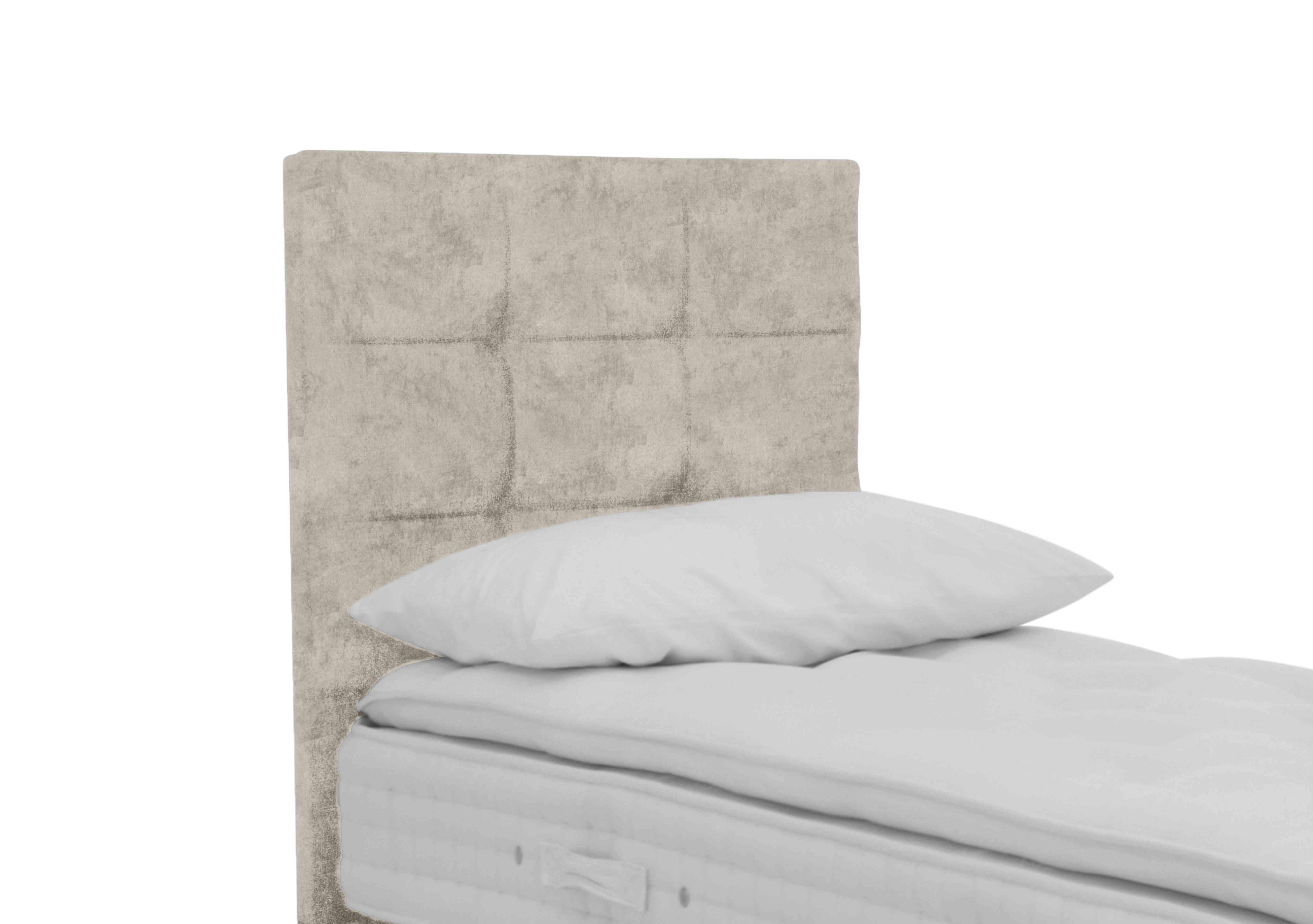 Bespoke Mia Floor Standing Headboard in Daytona Stone on Furniture Village