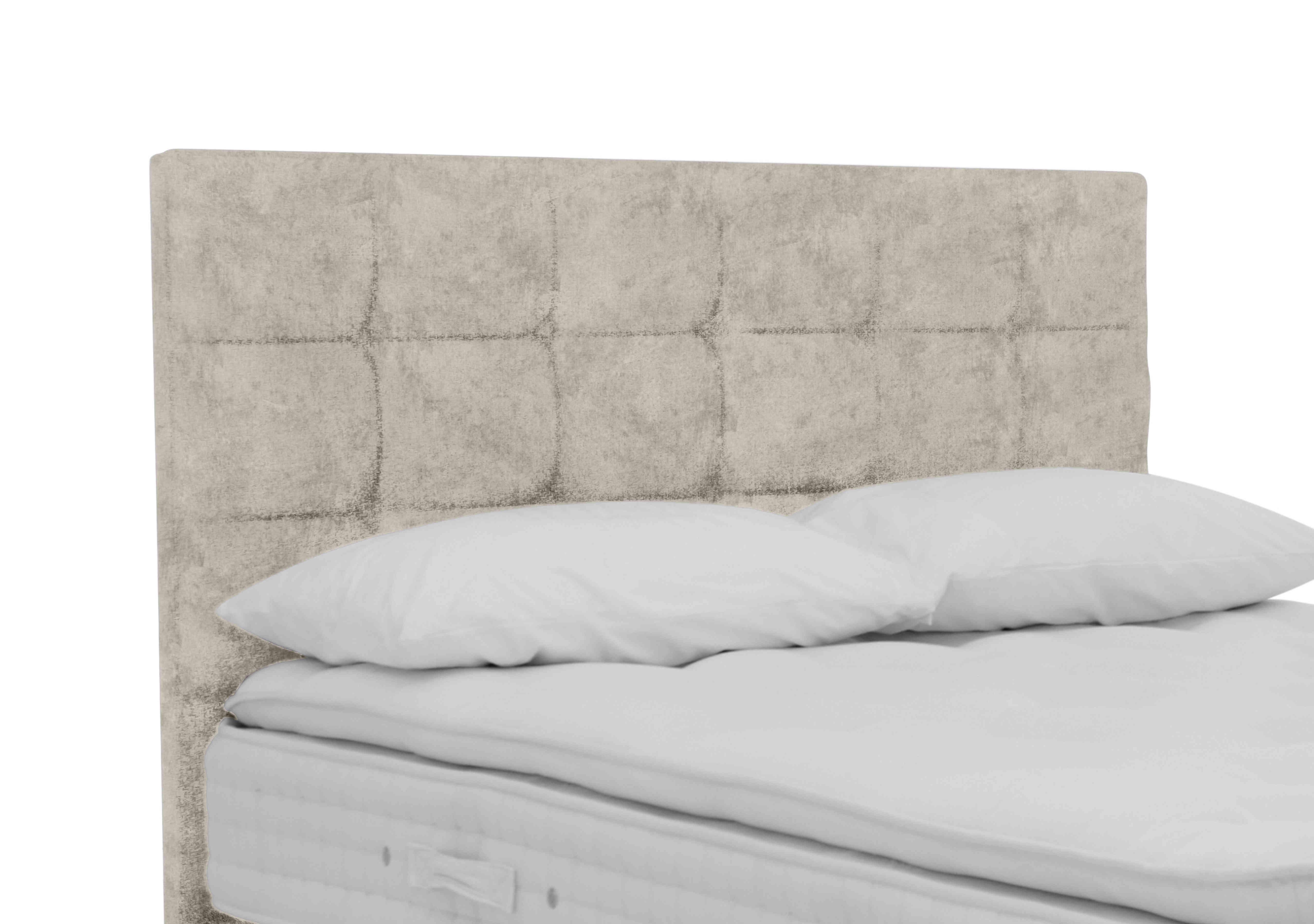 Bespoke Mia Floor Standing Headboard in Daytona Stone on Furniture Village