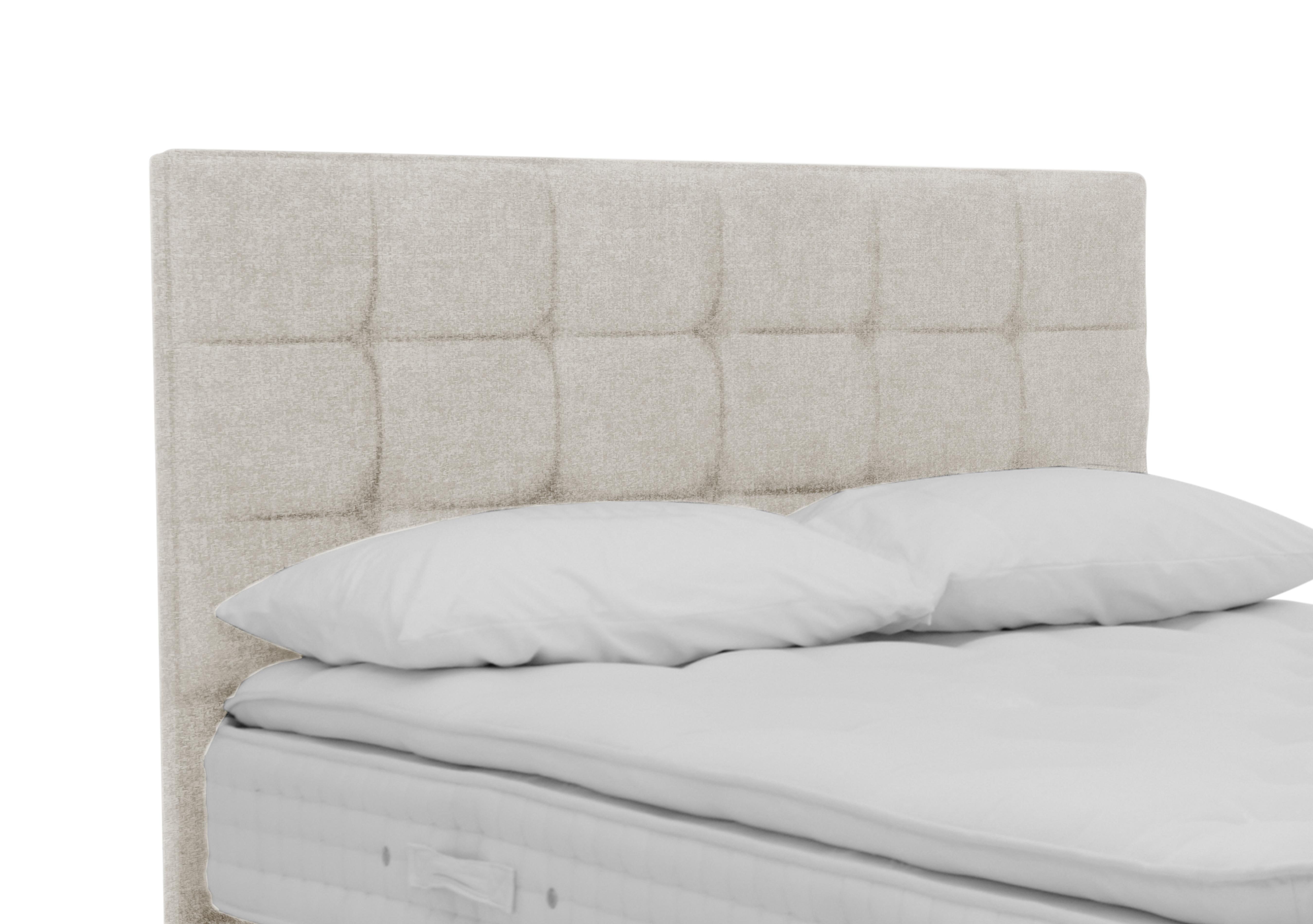 Bespoke Mia Floor Standing Headboard in Imperio 903 Stone on Furniture Village