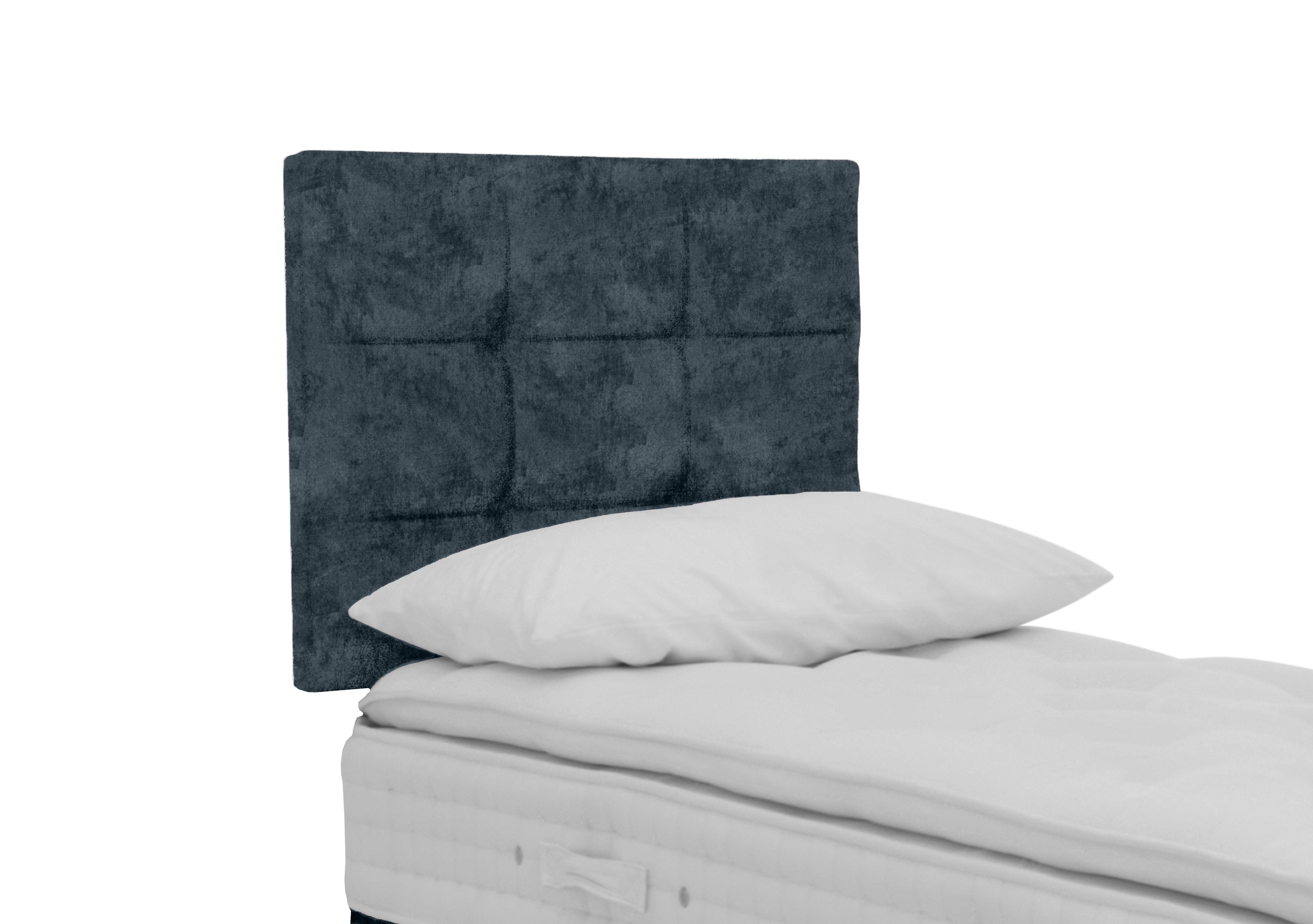 Mia Strutted Headboard in Daytona Ocean on Furniture Village