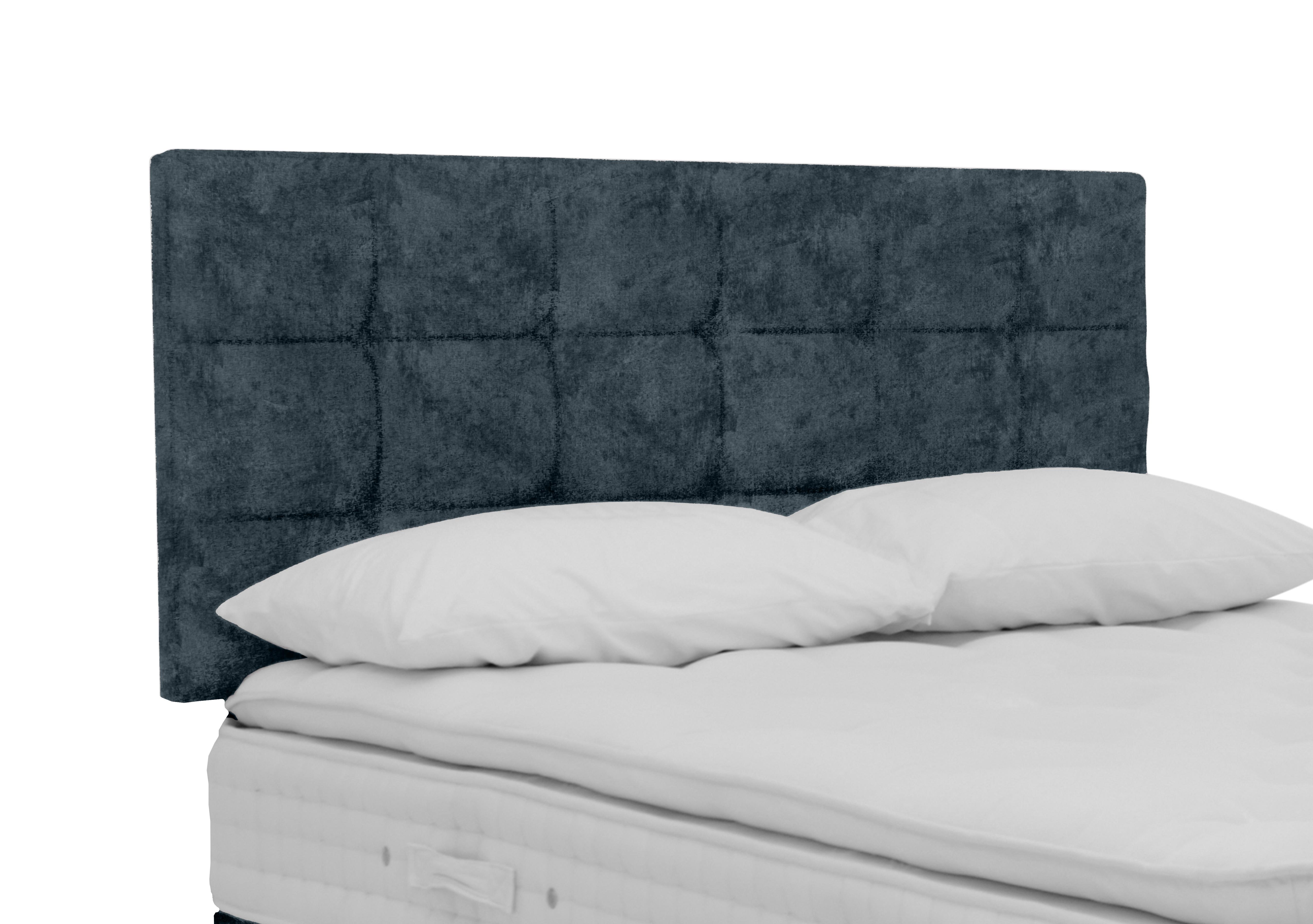 Mia Strutted Headboard in Daytona Ocean on Furniture Village