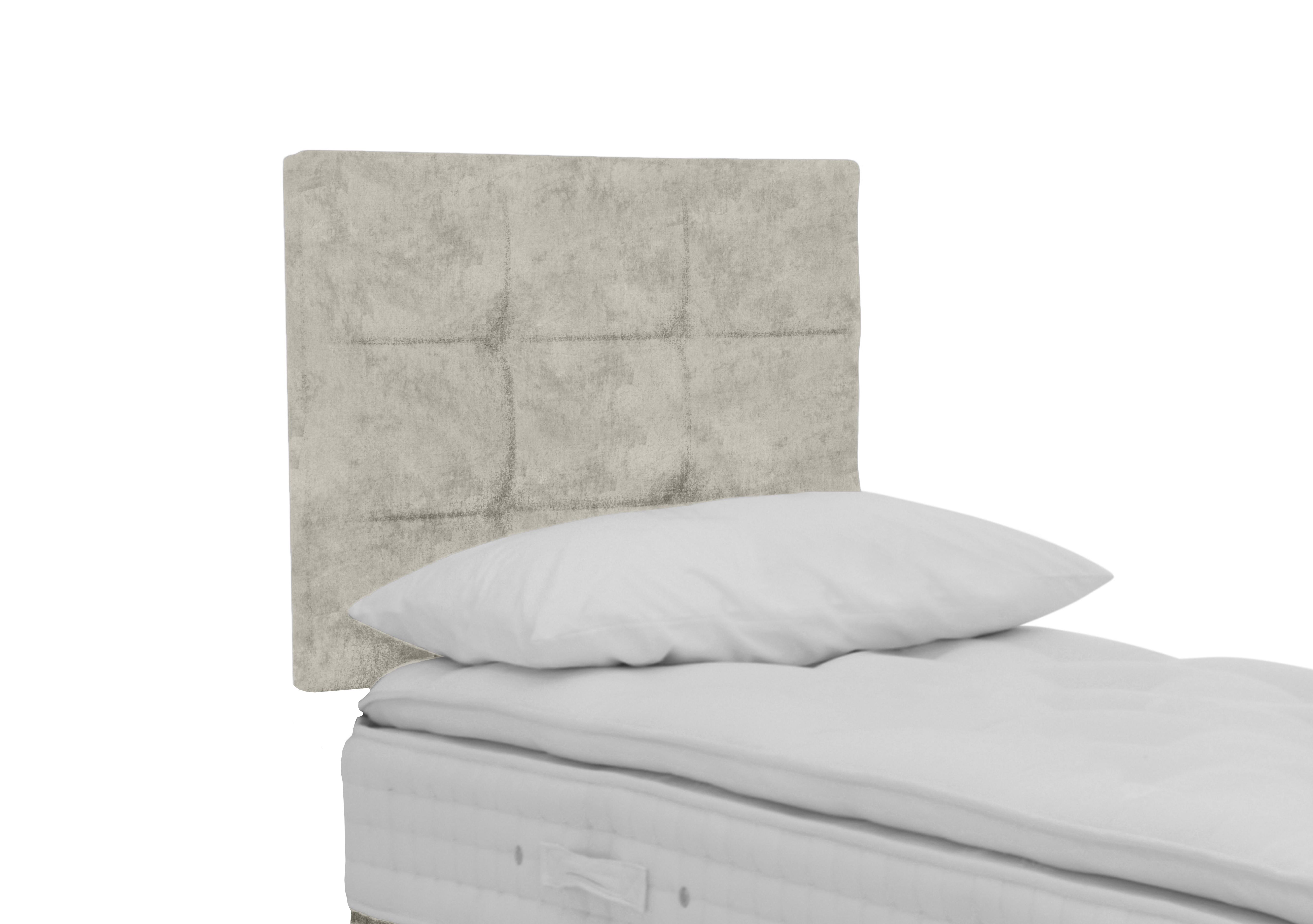 Mia Strutted Headboard in Daytona Stone on Furniture Village