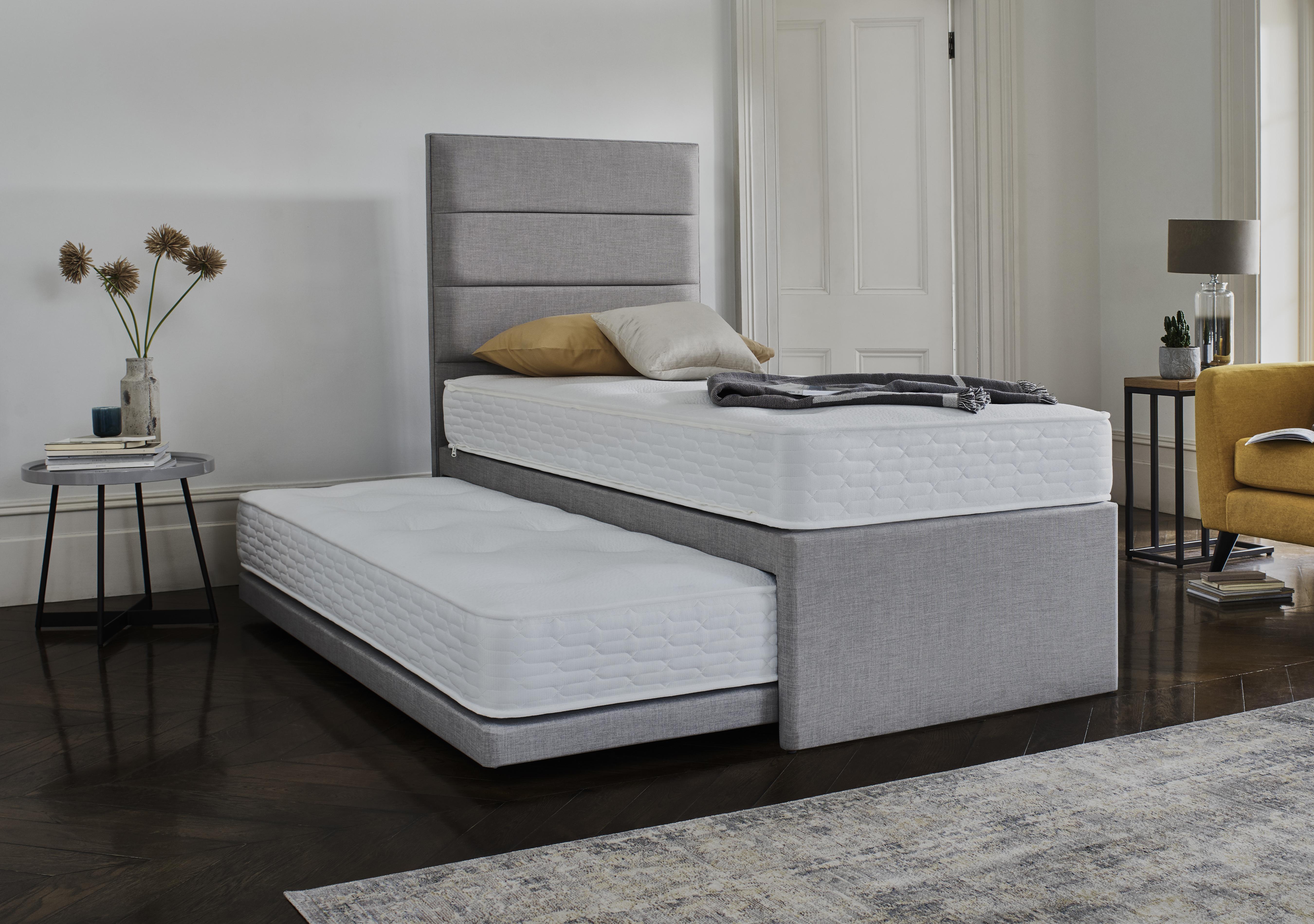 Guest Bed with Coil Mattress and Pocket Sprung Mattress in  on Furniture Village