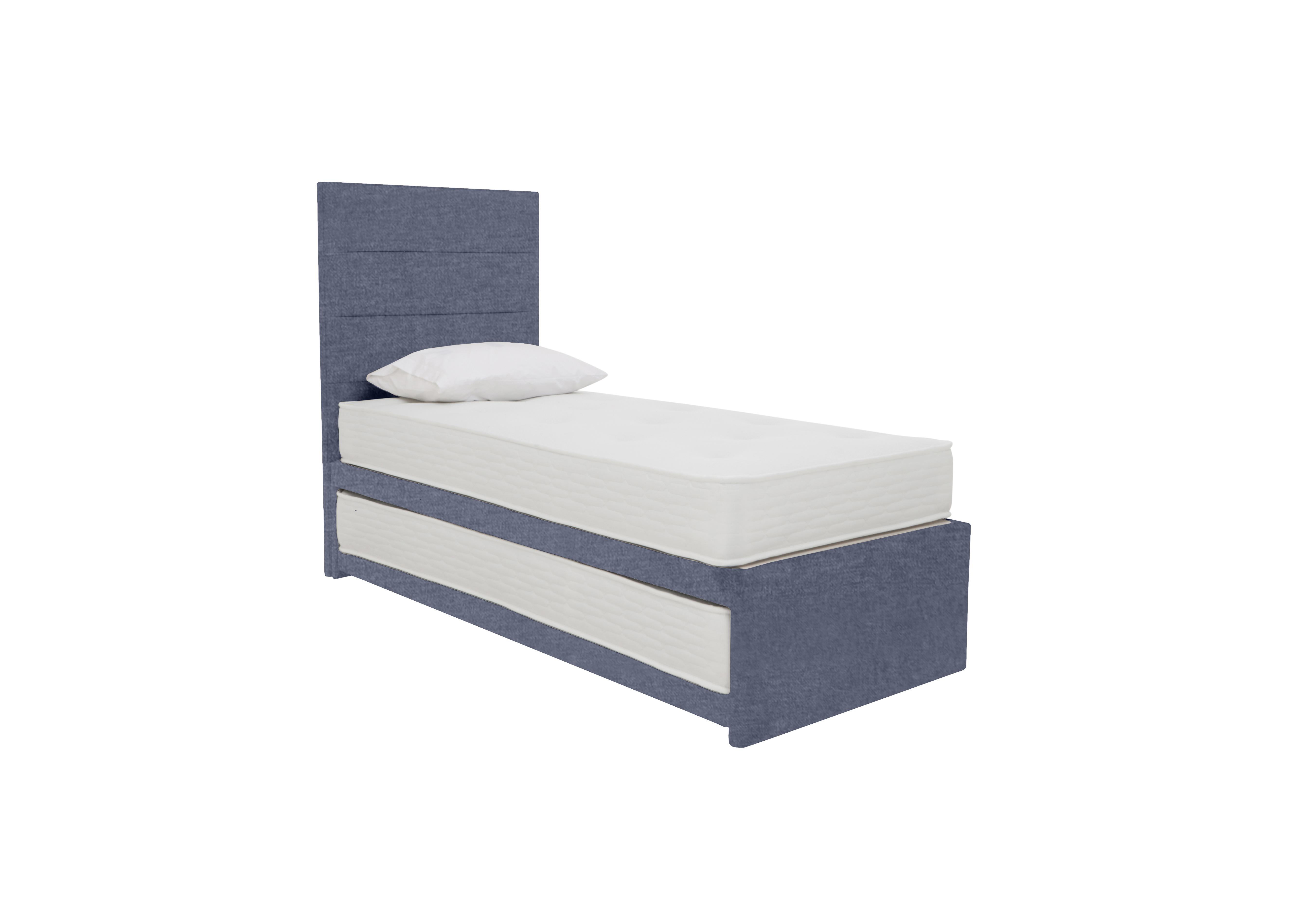Guest Bed with Coil Mattress and Pocket Sprung Mattress in Grace Marine on Furniture Village
