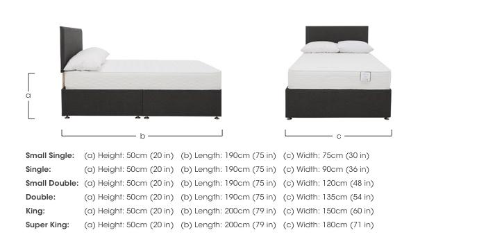 Sleep Cool Divan Set in  on Furniture Village