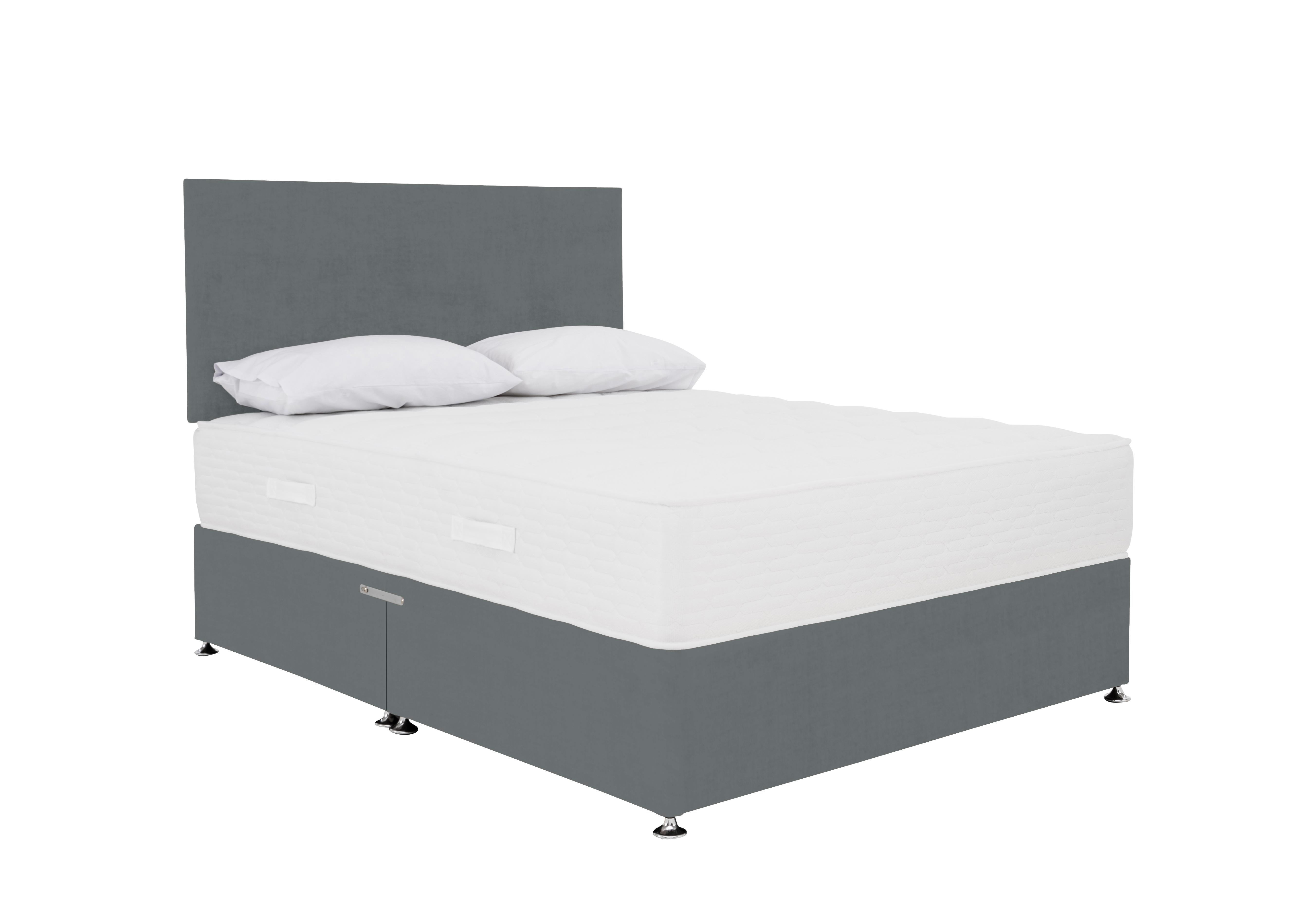 Sleep Cool Divan Set in Plush Arctic Grey on Furniture Village