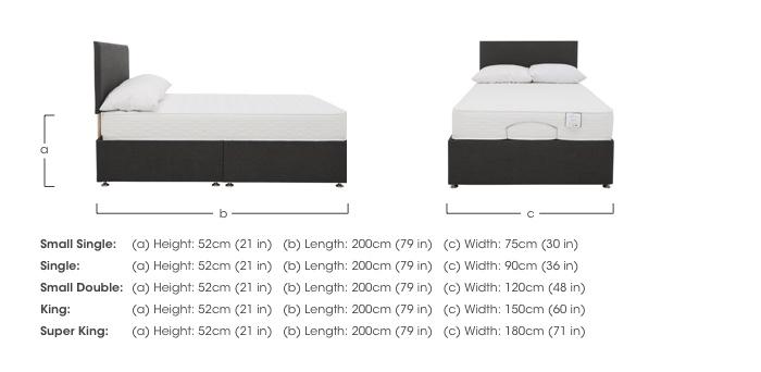 Sleep Cool Adjustable Divan Set in  on Furniture Village