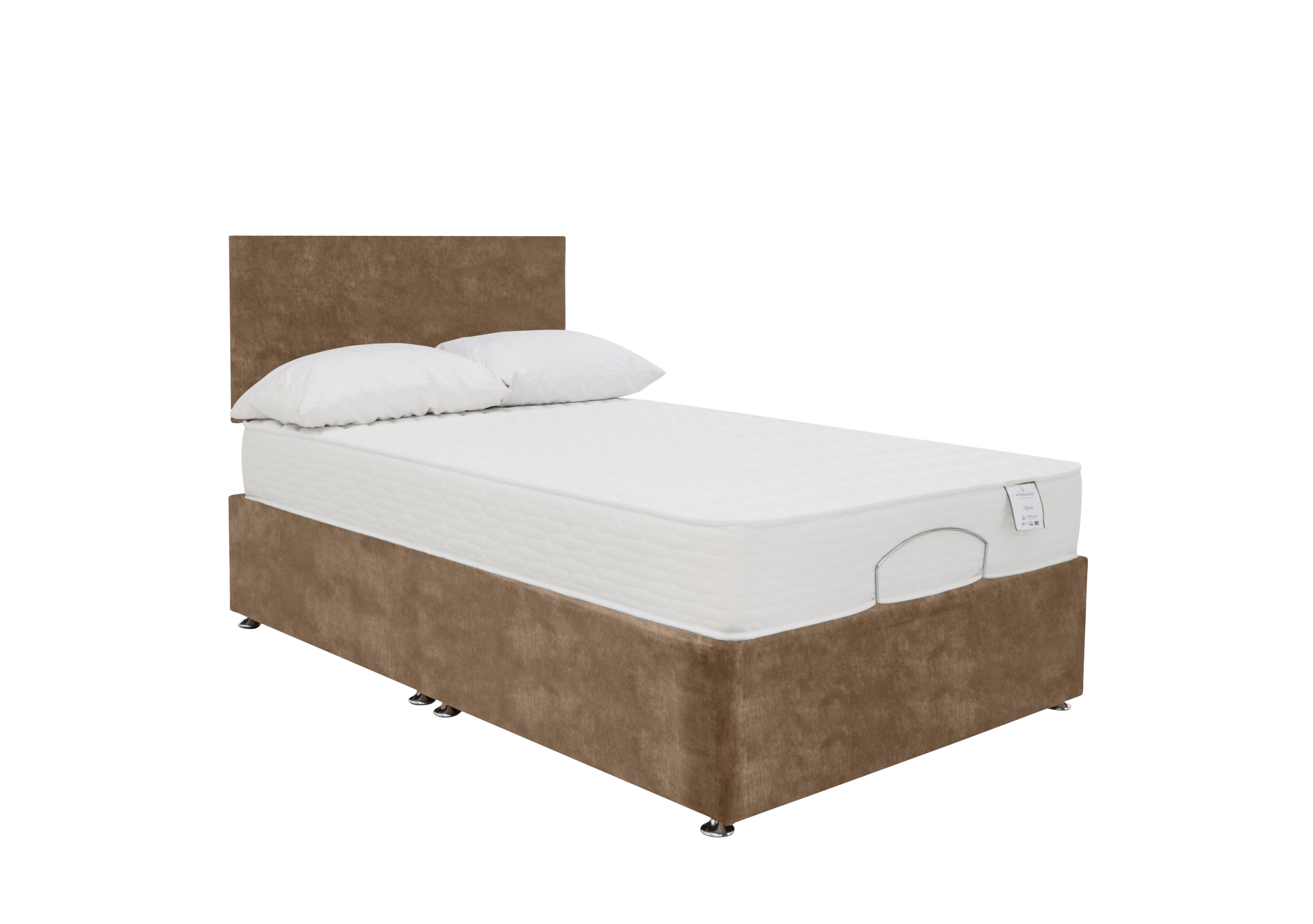 Sleep Cool Adjustable Divan Set in Lace Caramel on Furniture Village