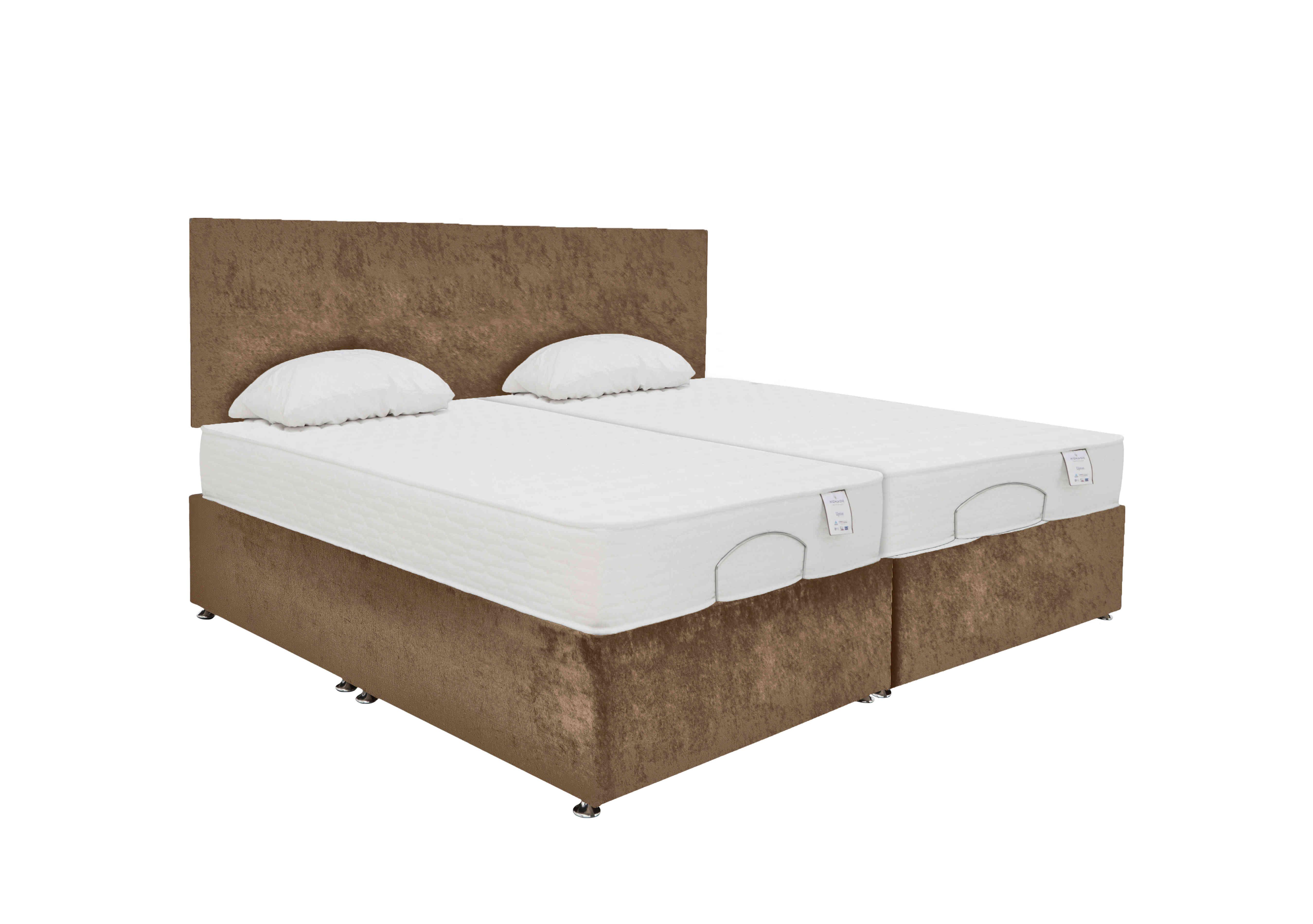 Sleep Cool Adjustable Divan Set in Lace Caramel on Furniture Village