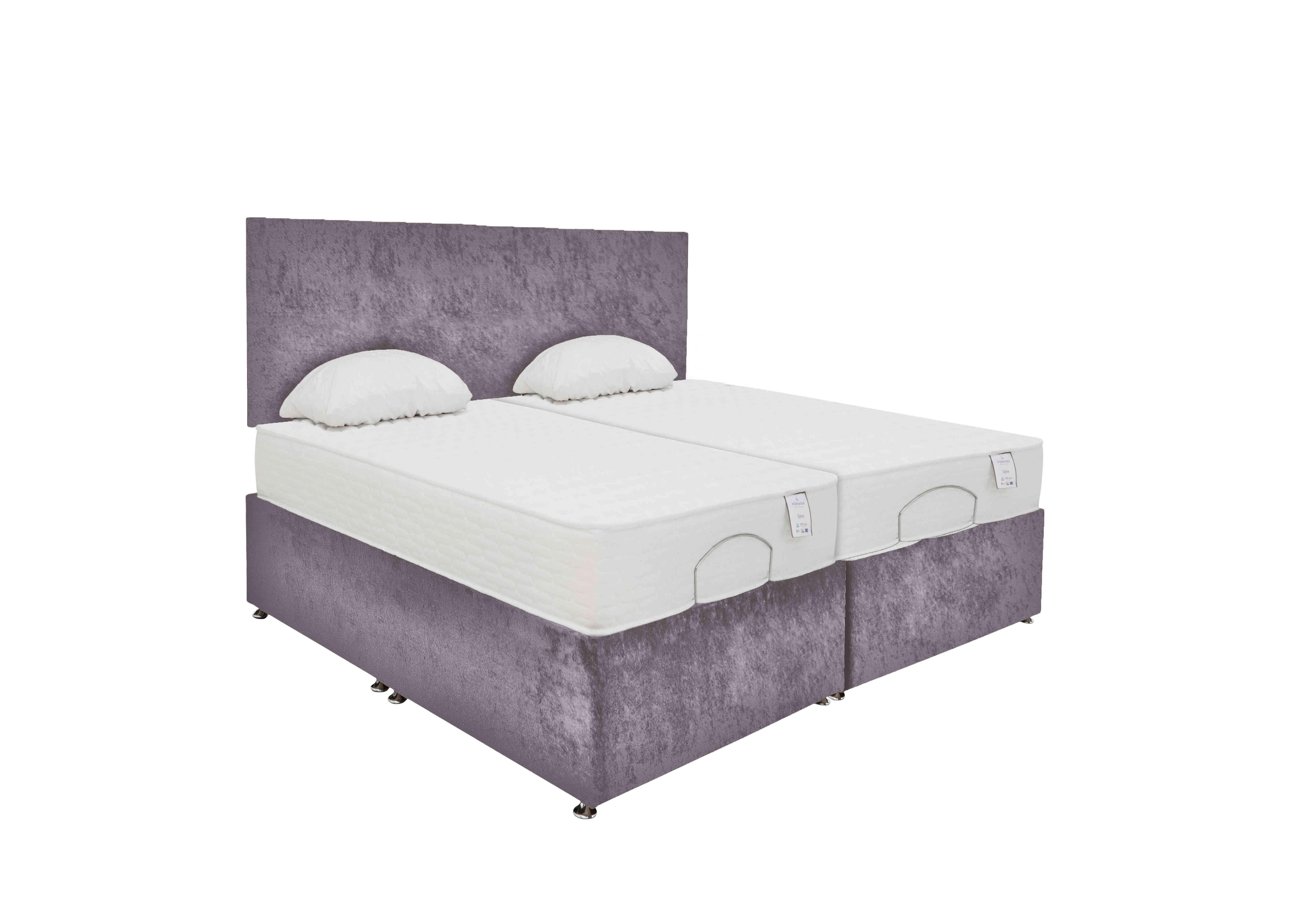 Sleep Cool Adjustable Divan Set in Lace Dolphin on Furniture Village