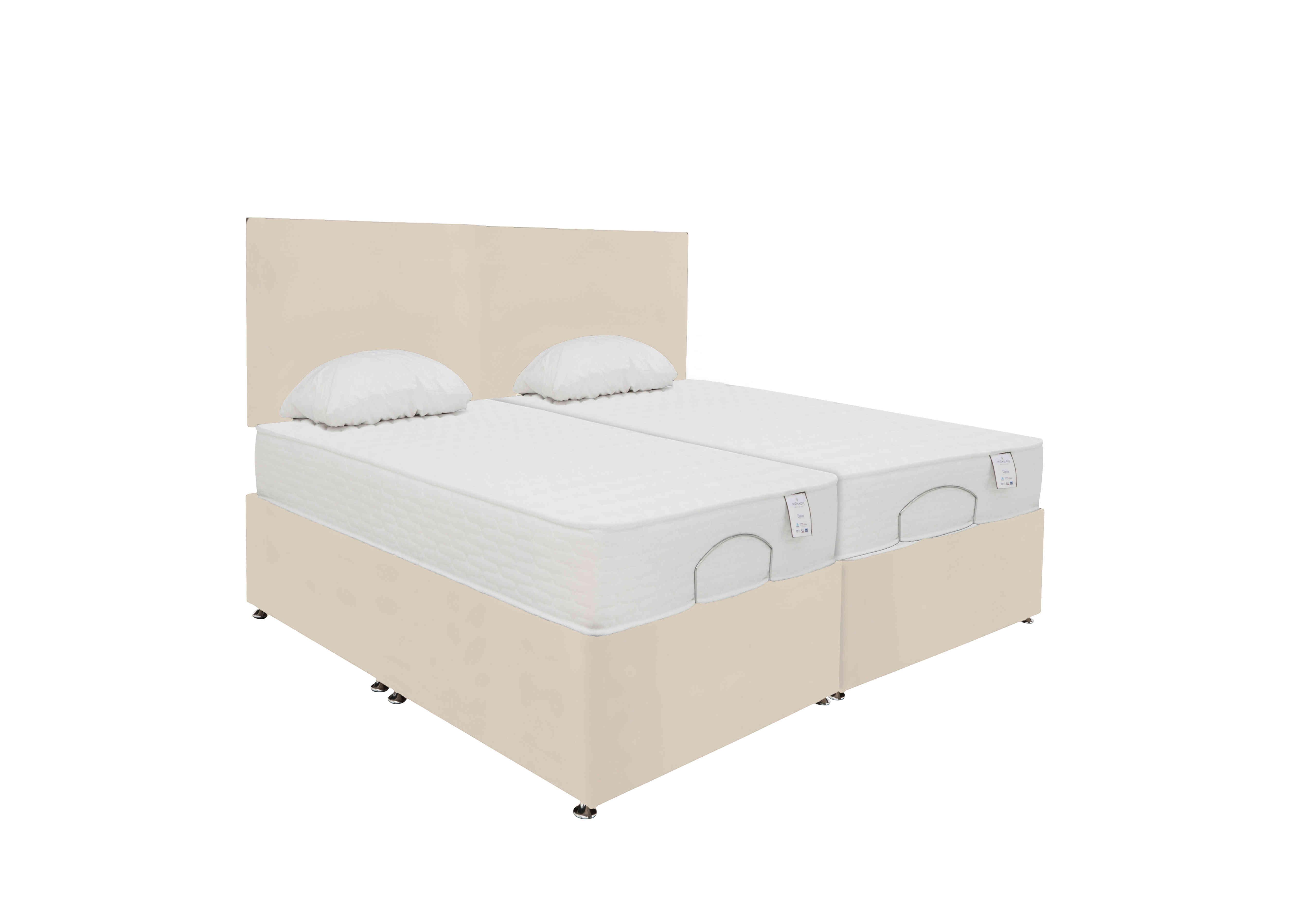 Sleep Cool Adjustable Divan Set in Plush Ecru on Furniture Village