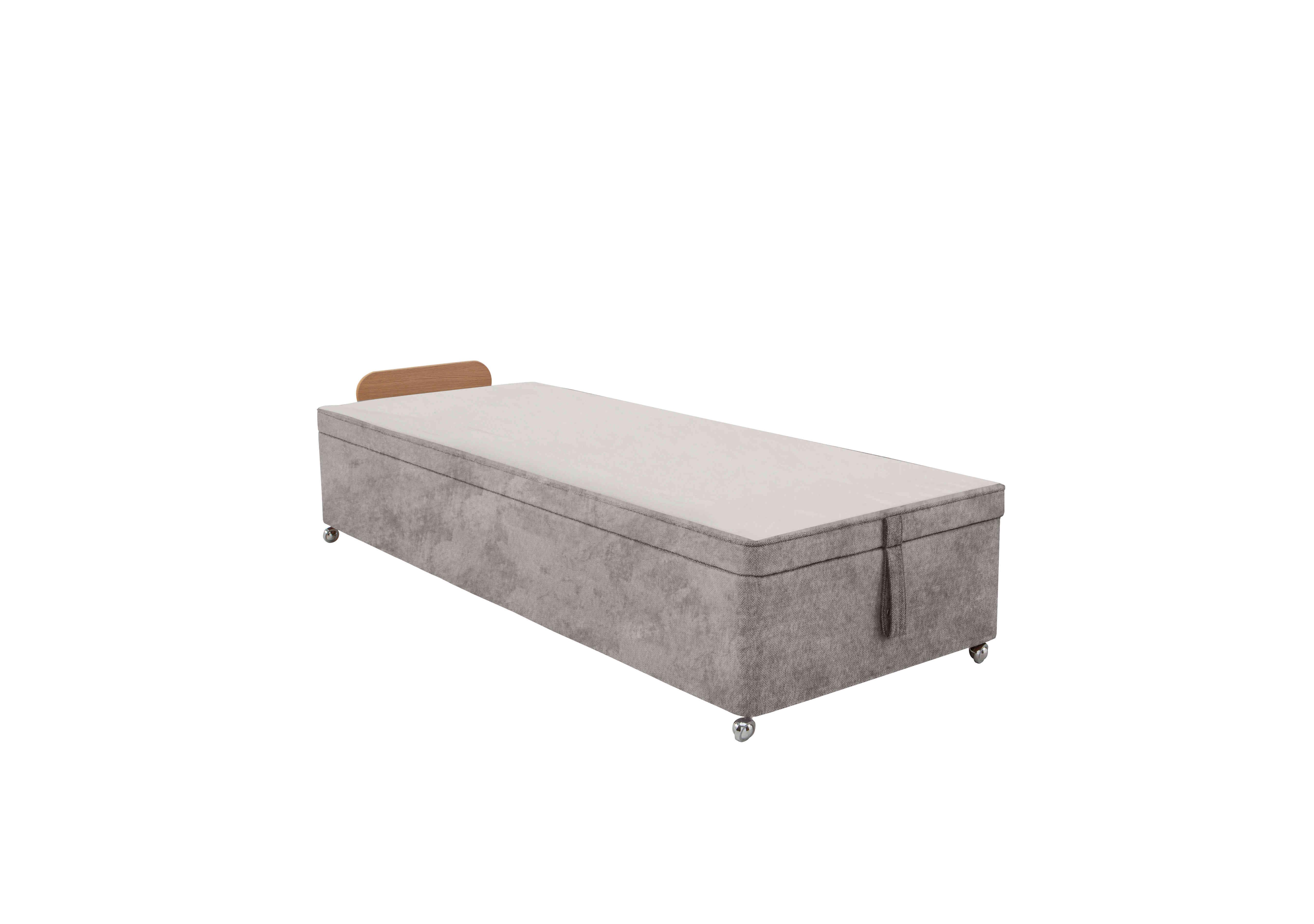 Bespoke Ottoman Divan Base in Daytona Silver on Furniture Village