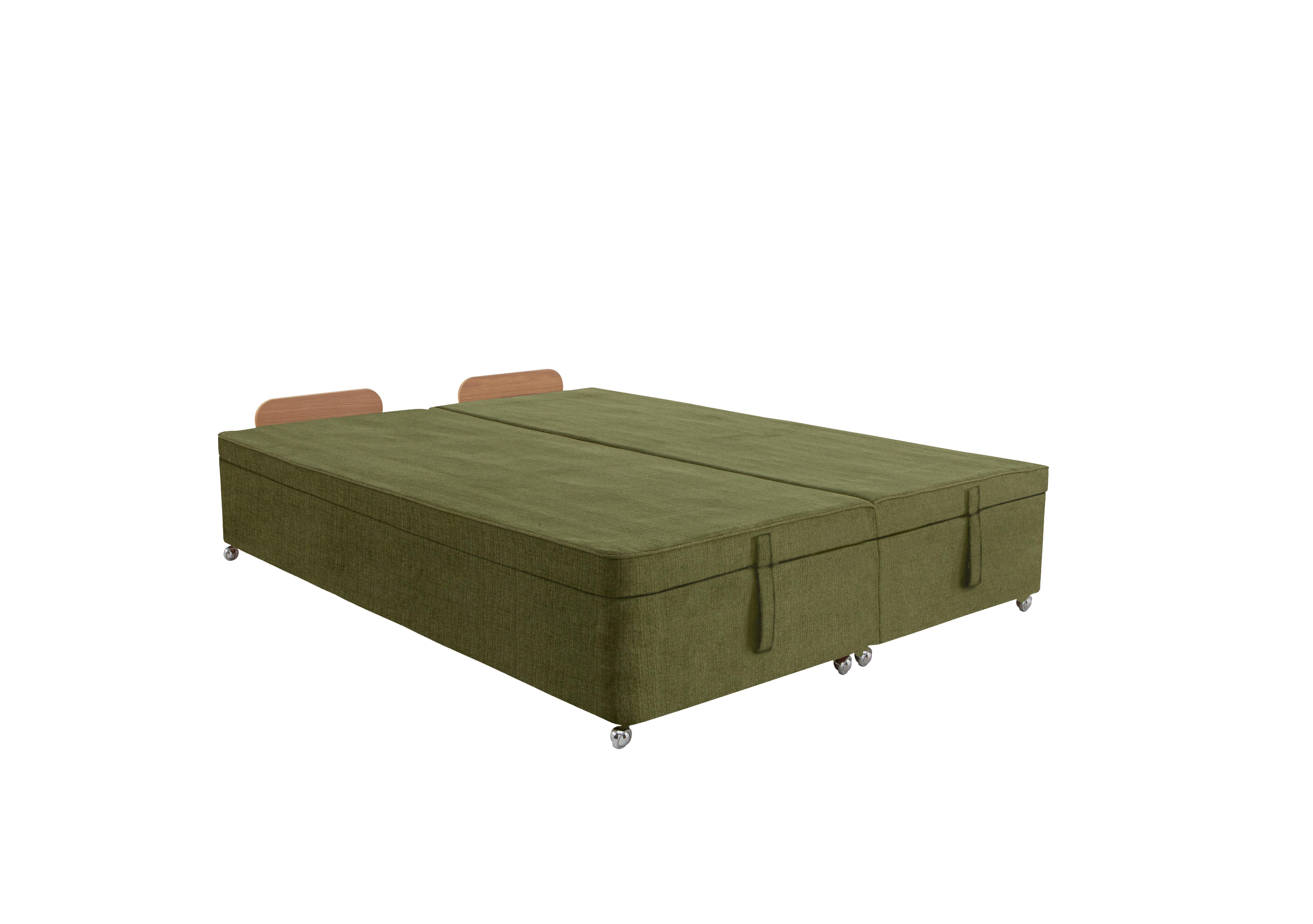 Bespoke Ottoman Divan Base in Zenith 501 Palm on Furniture Village