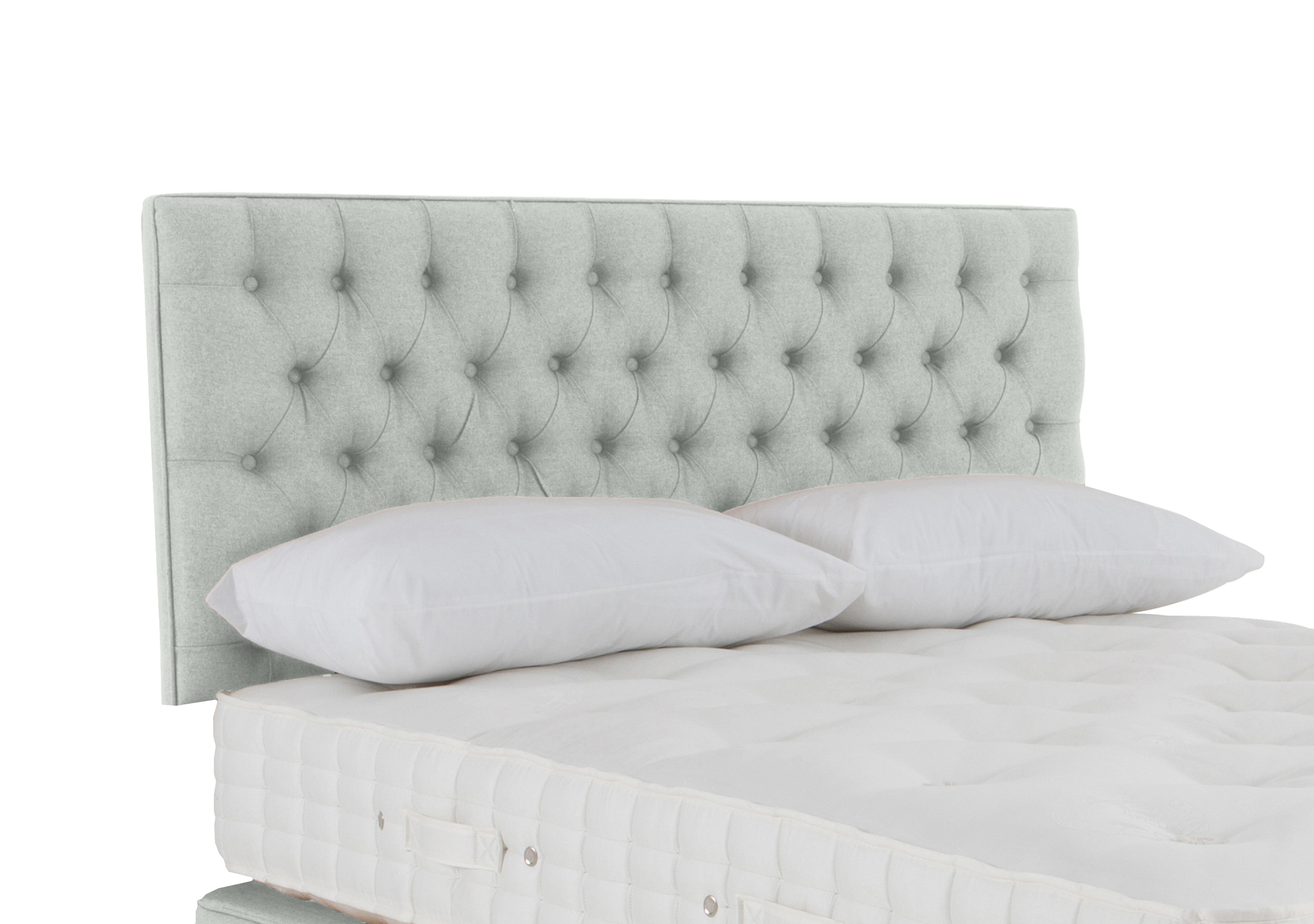 Wooburn Strutted Headboard in Brooklyn 505 Mint on Furniture Village